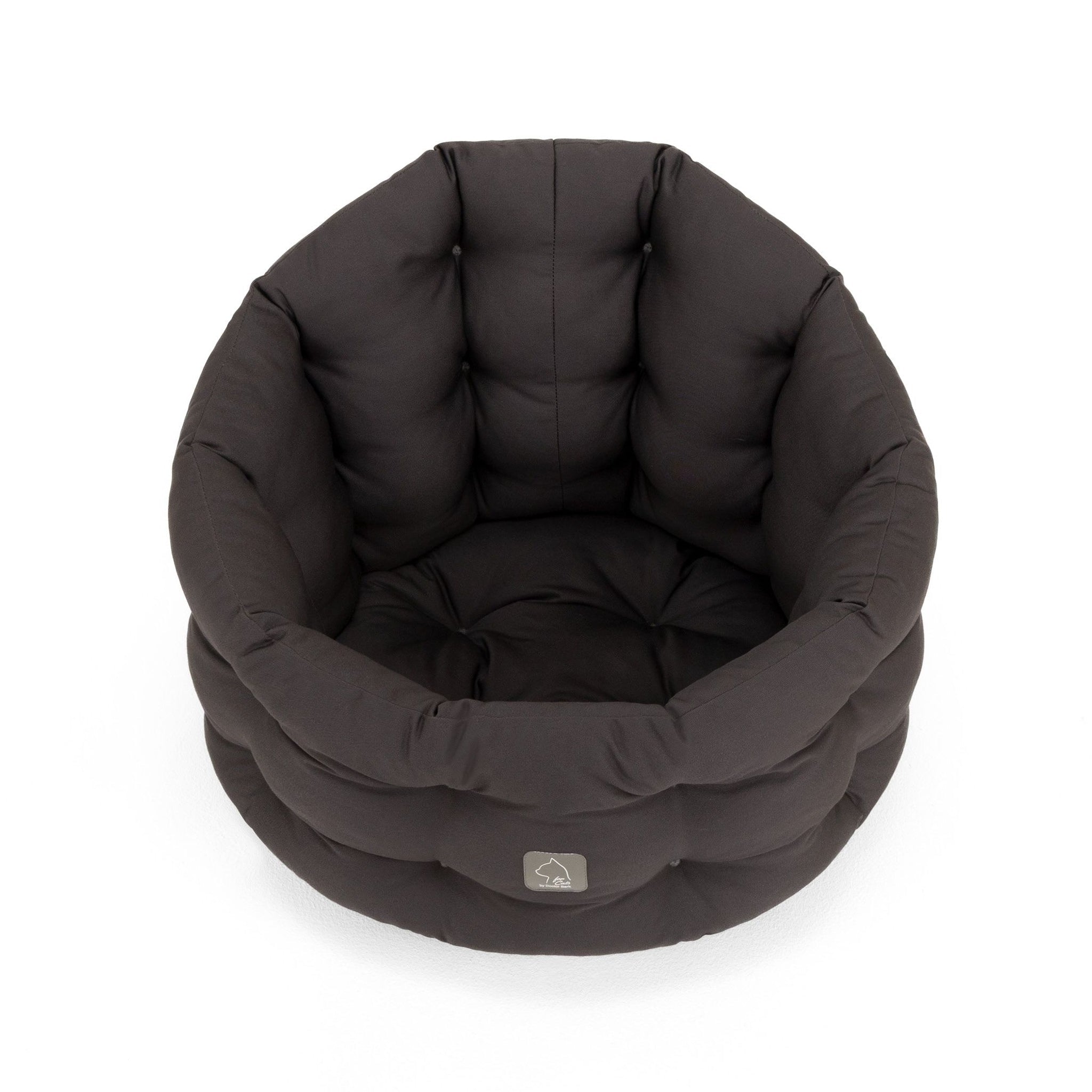 4cats by Doctor Bark Katzenbett Deluxe – Rundes Katzennest | Waschbar bis 95 °C | Formstabil & Langlebig | Made in Germany - Woofshack