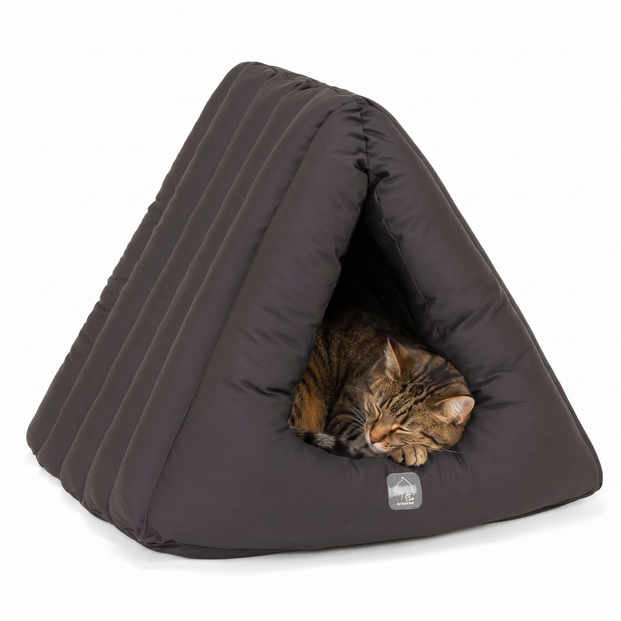 4cats by Doctor Bark Katzenhöhle Deluxe – Das waschbare Katzenbett für Katzen, die sich sicher geborgen fühlen wollen - Woofshack