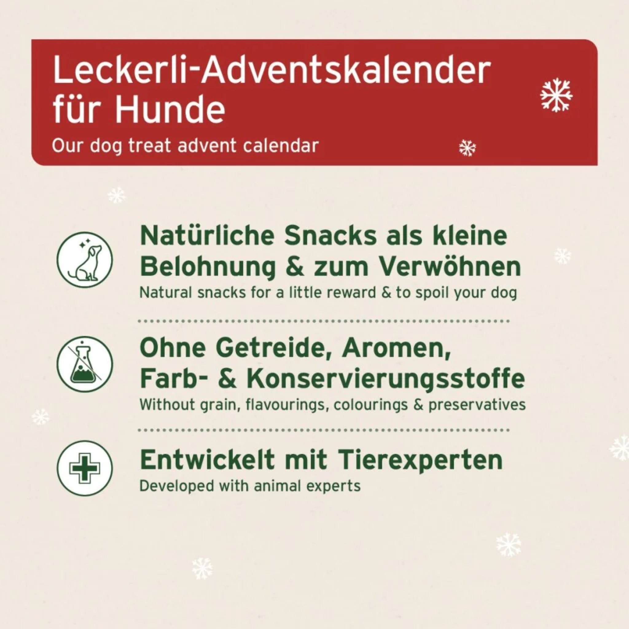 AniForte Adventskalender 2025 für Hunde - Woofshack
