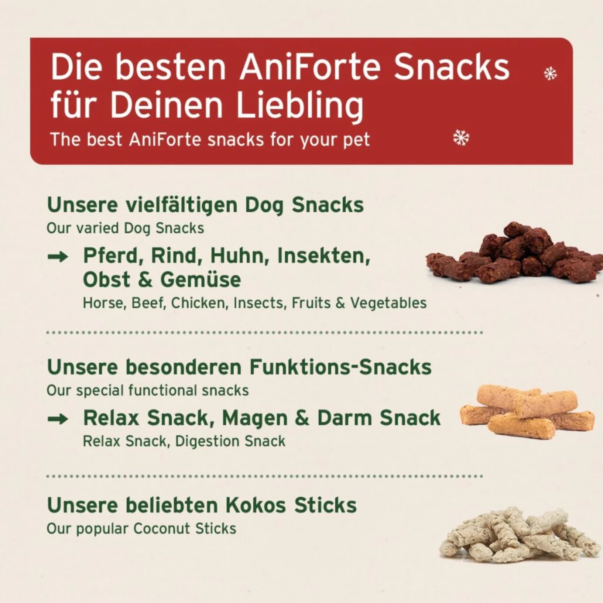 AniForte Adventskalender 2025 für Hunde - Woofshack