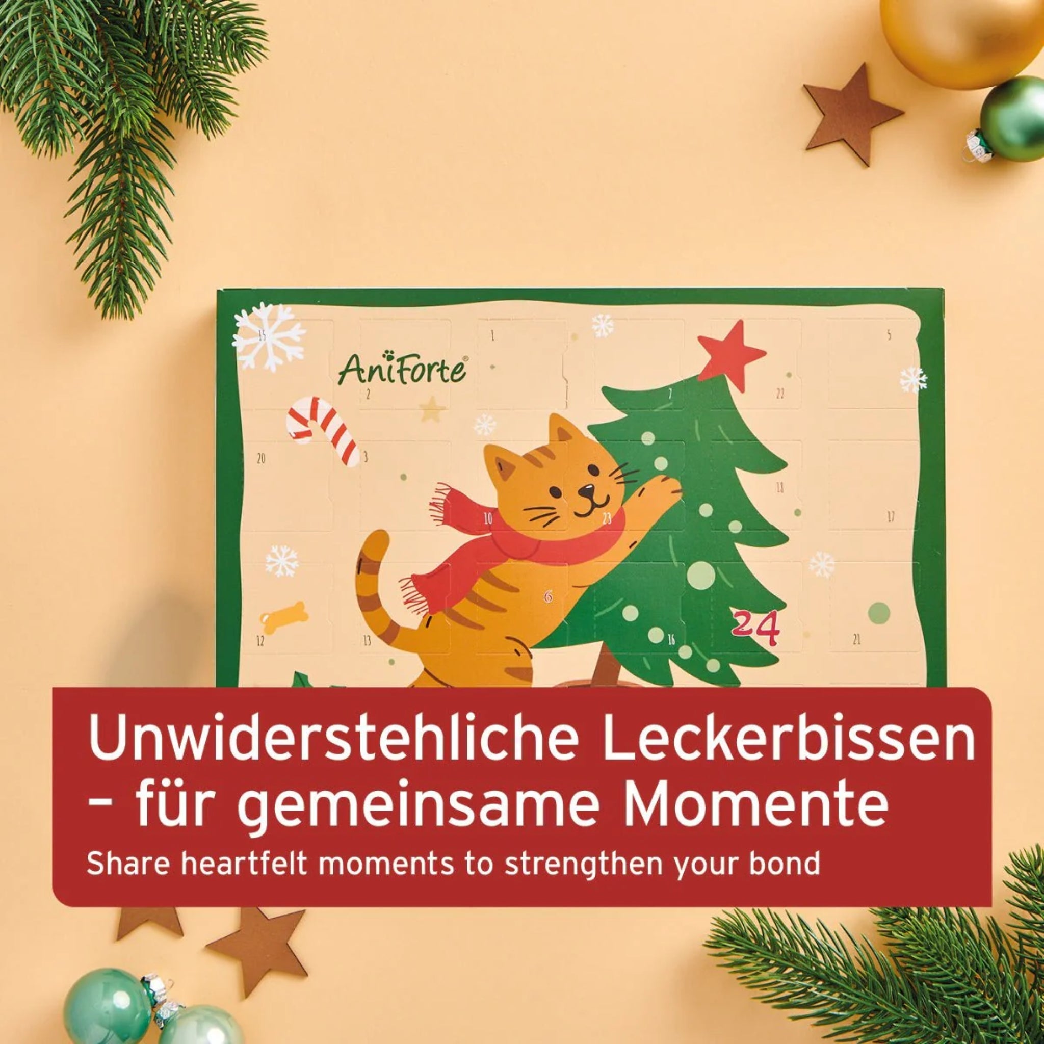 AniForte Adventskalender 2025 für Katzen - Woofshack