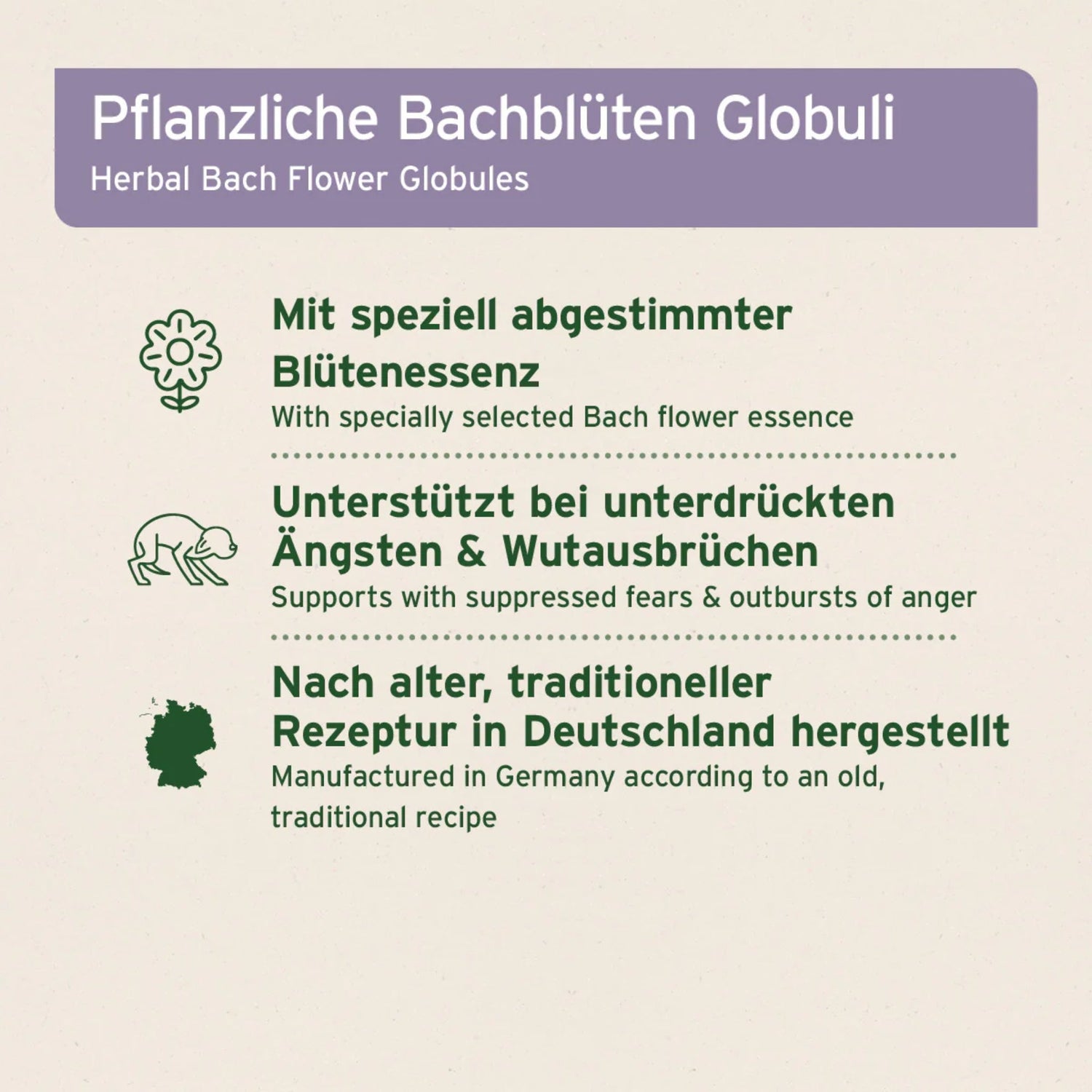 AniForte Bachblüten Cherry Plum, Gelassenheit - Globuli - Woofshack