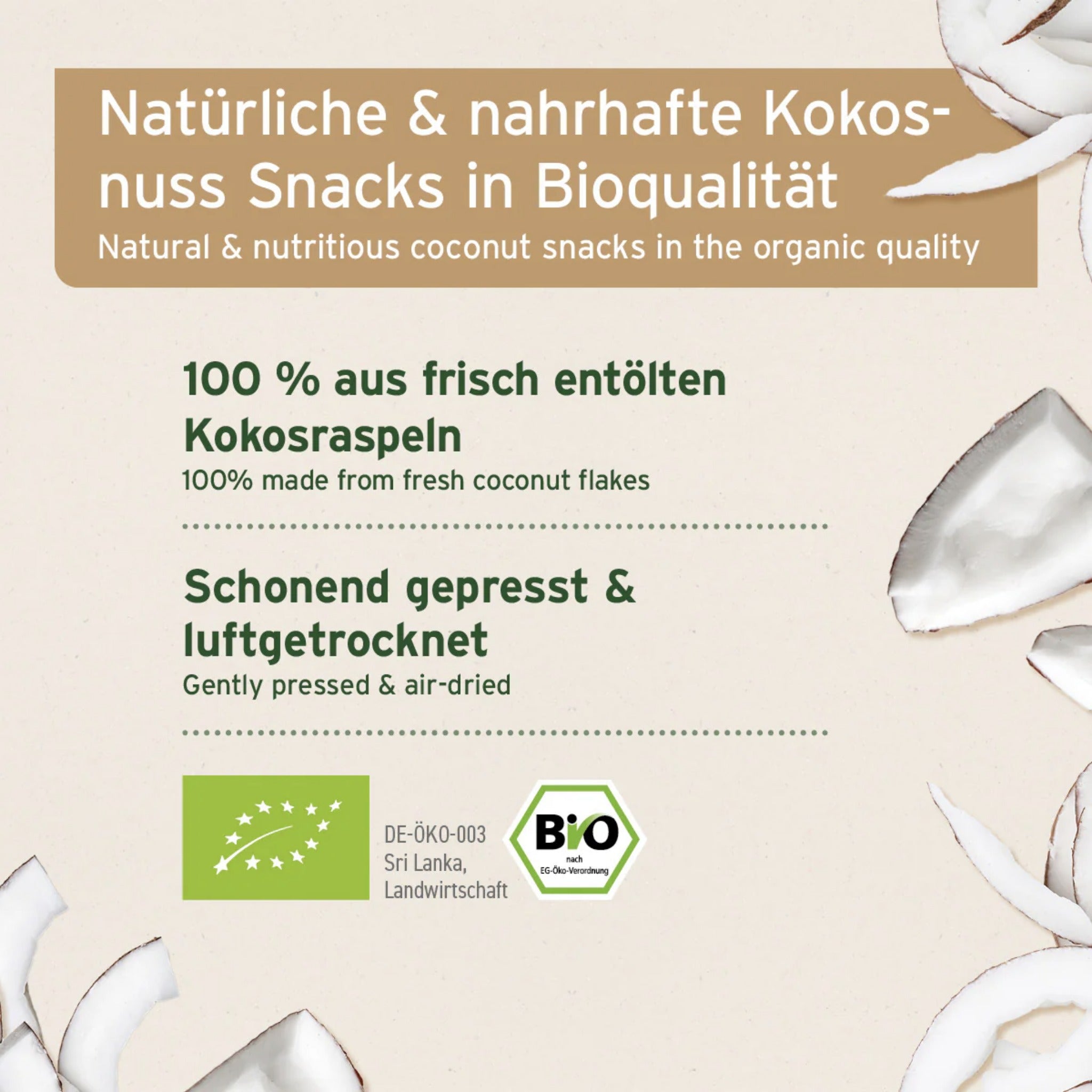 AniForte Bio Kokos - Sticks für Hunde - Woofshack