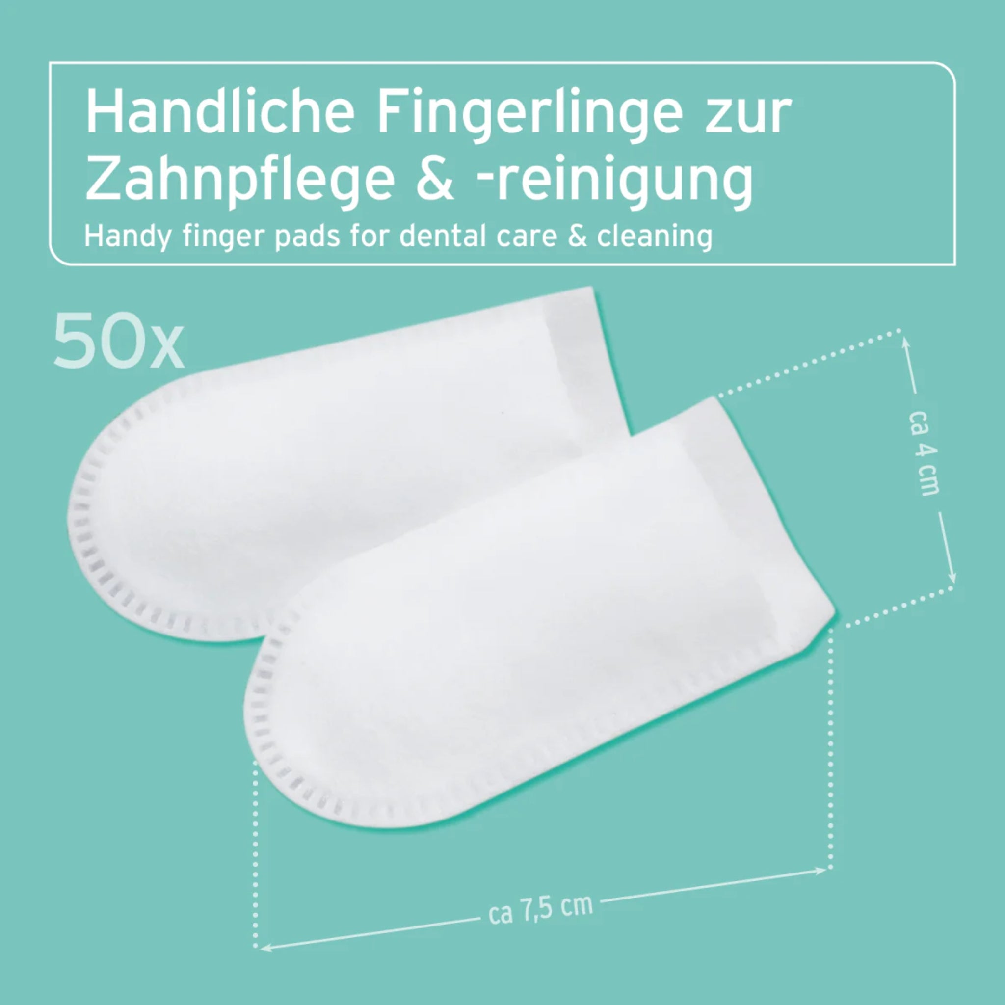 AniForte Denta Clean & Care Fingerpads – Sanfte Zahnpflege für Hunde, Zahnstein vorbeugen, Mundgeruch bekämpfen, frischer Atem