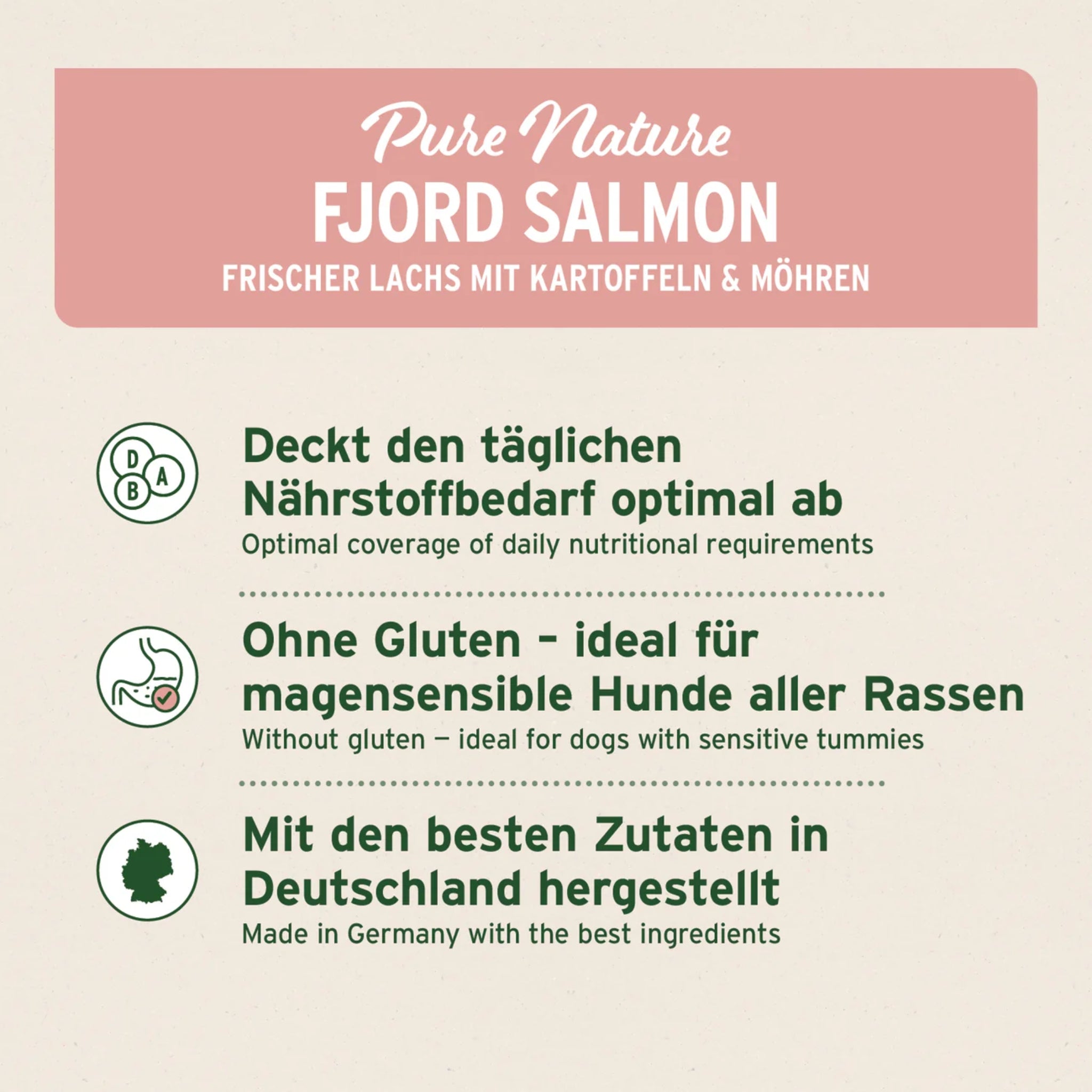 AniForte Fjord Salmon Premium Lachs Trockenfutter – Kaltgepresst & Hochverdaulich für Hunde - Woofshack
