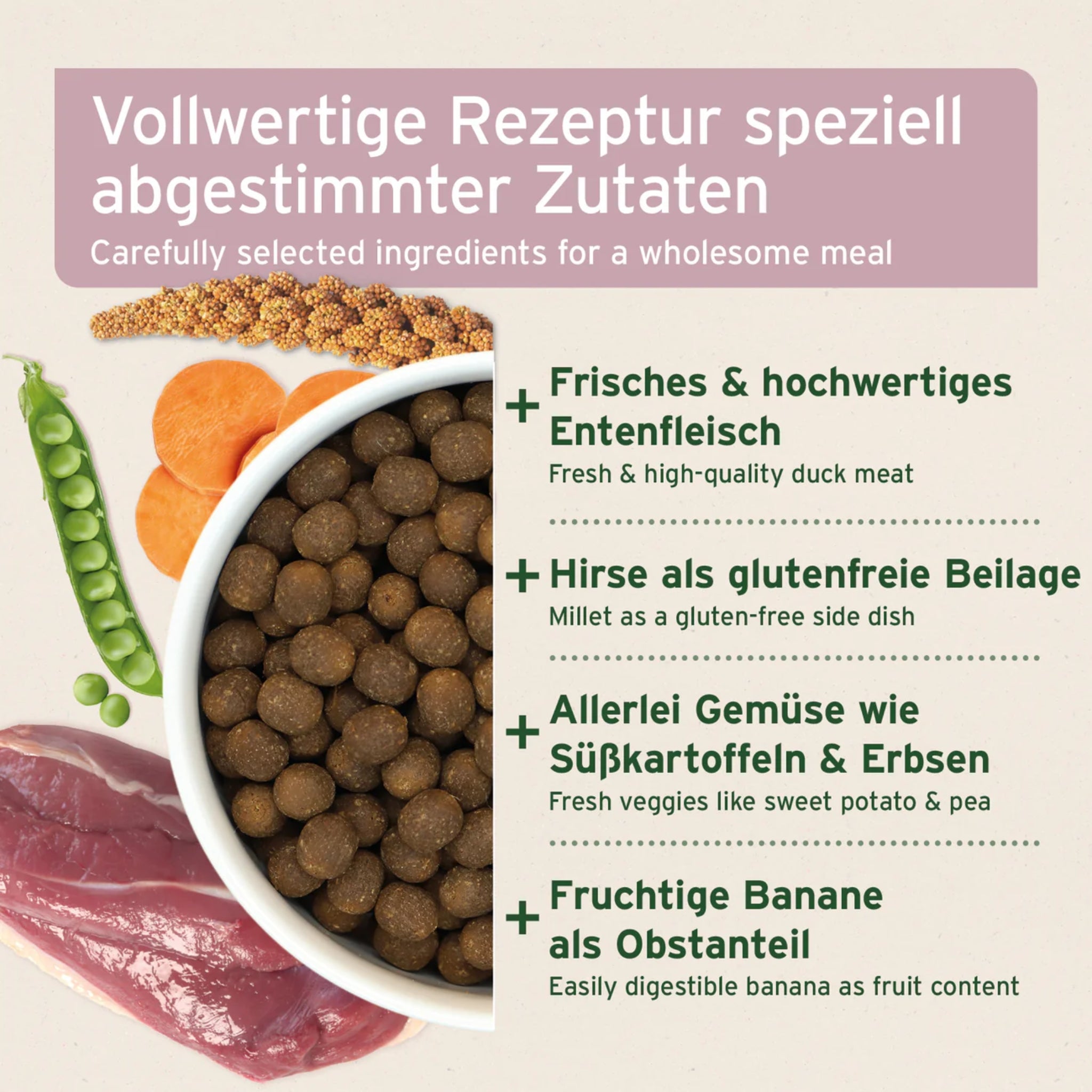 AniForte Freeland Duck Hunde Trockenfutter – Halbfeucht, Leicht Verdaulich & Reich an Omega - 3 für Sensible Hunde - Woofshack