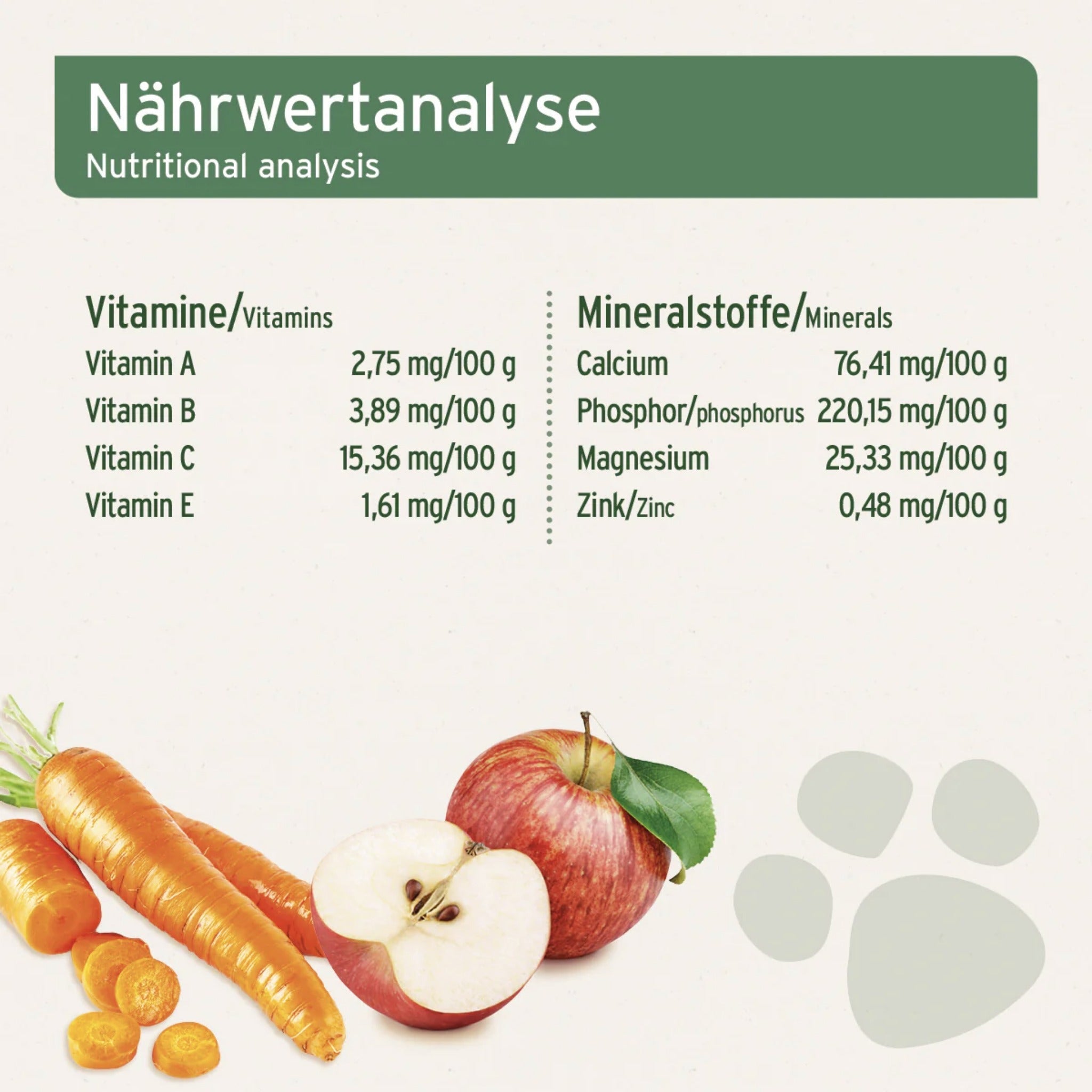 AniForte Früchte & Gemüse mit Kräutern, Flocken für Hunde - Woofshack