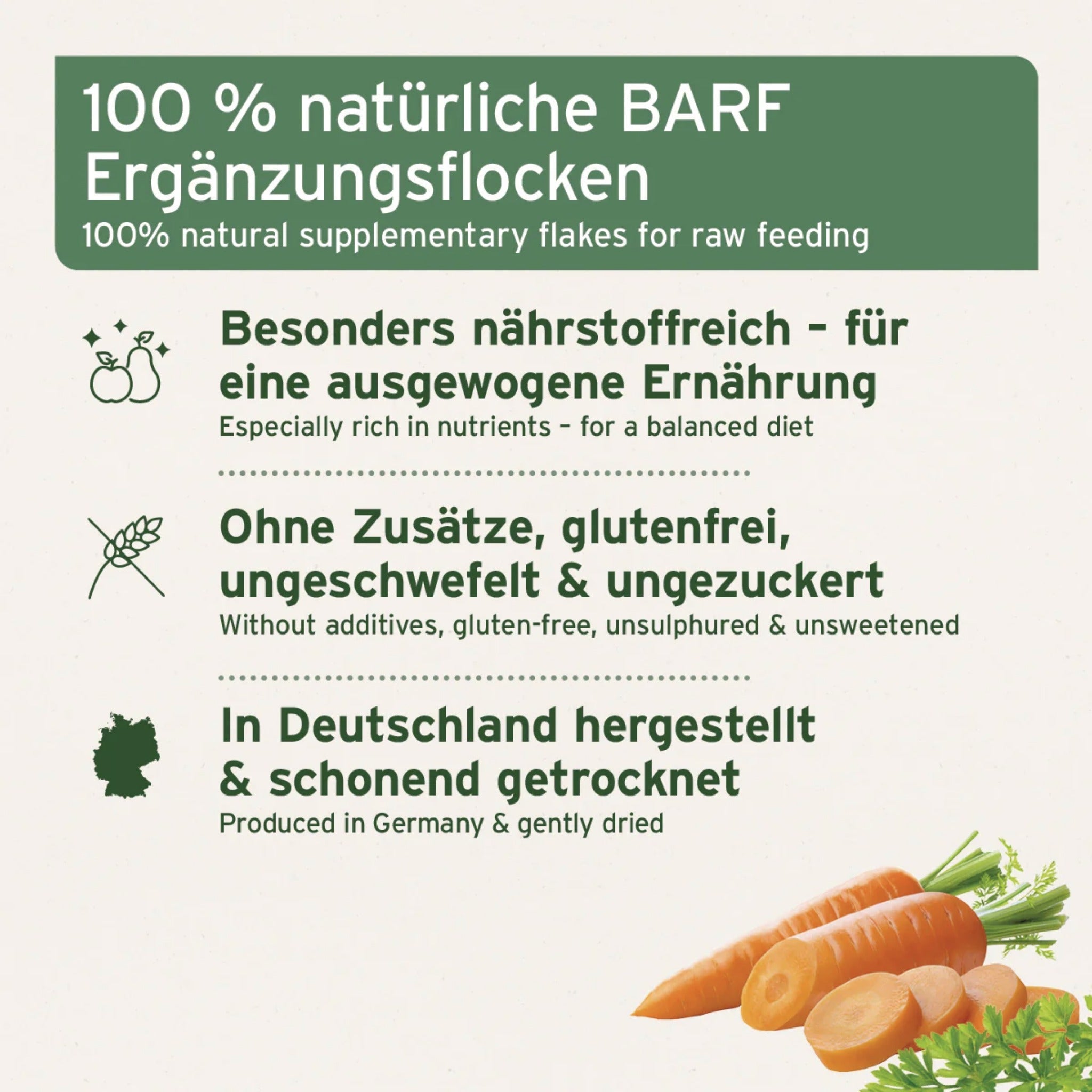 AniForte Früchte & Gemüse mit Kräutern, Flocken für Hunde - Woofshack