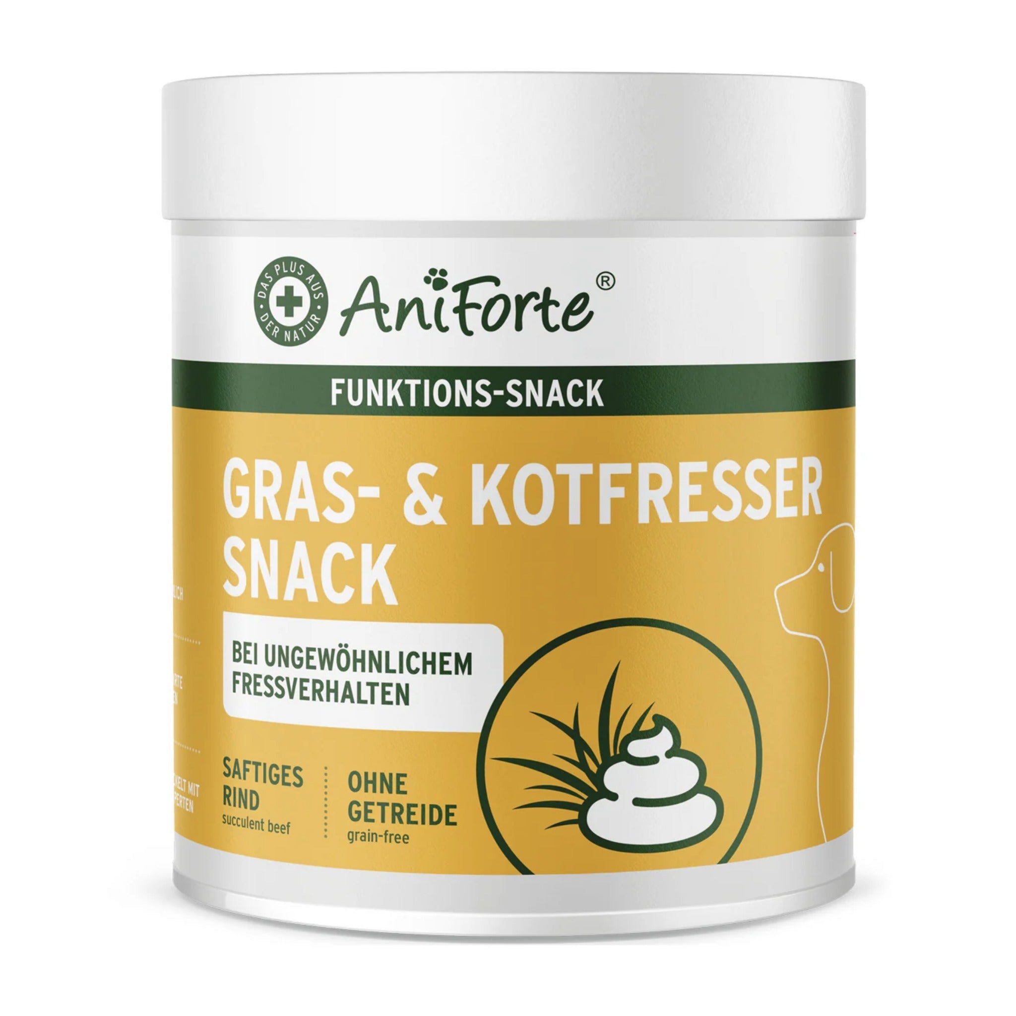 AniForte Gras - & Kotfresser Snack für Hunde - Woofshack