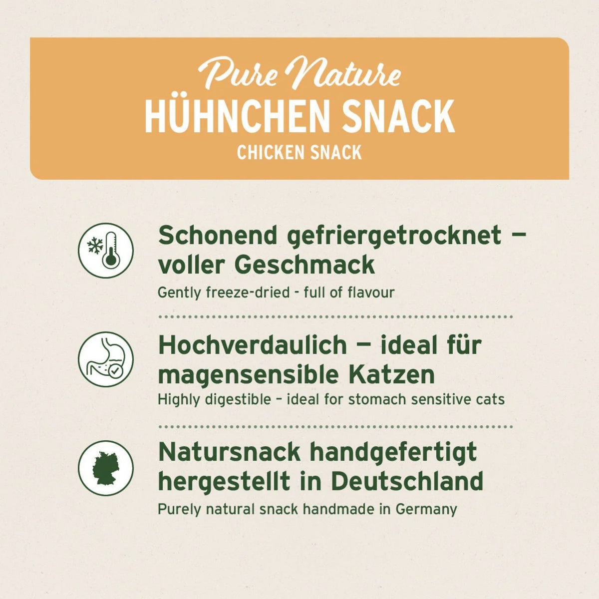 AniForte Hühnchen Snack für Katzen - Woofshack