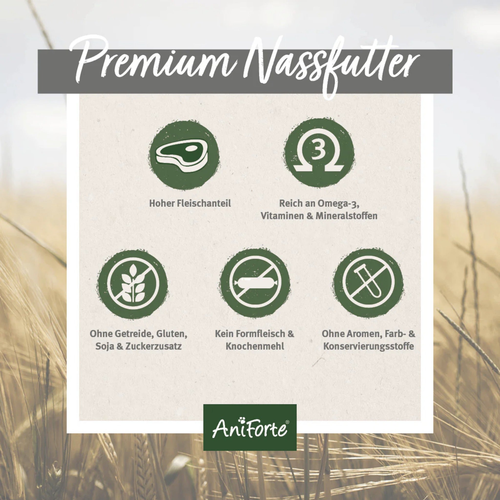 AniForte JuniorMenu Feines Rind, Welpen Nassfutter - Woofshack