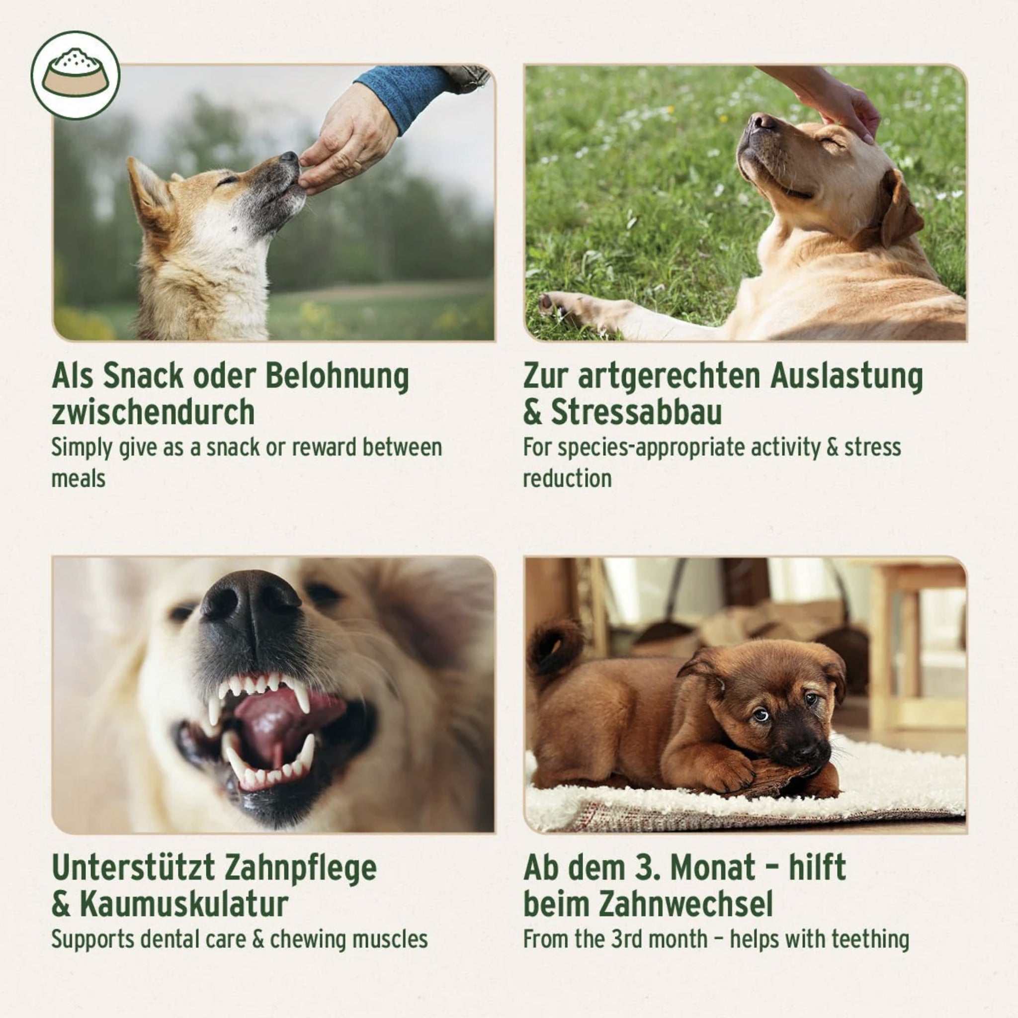 AniForte Kaninchenohren mit Fell, Hundesnack - Woofshack