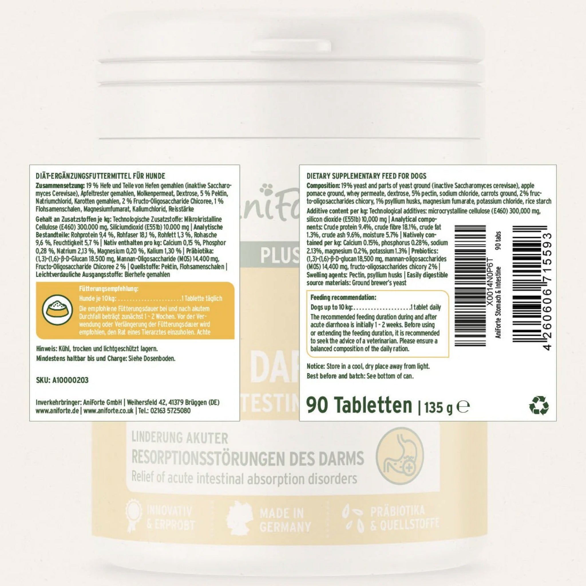 AniForte Magen & Darm Tabletten für Hunde - Woofshack