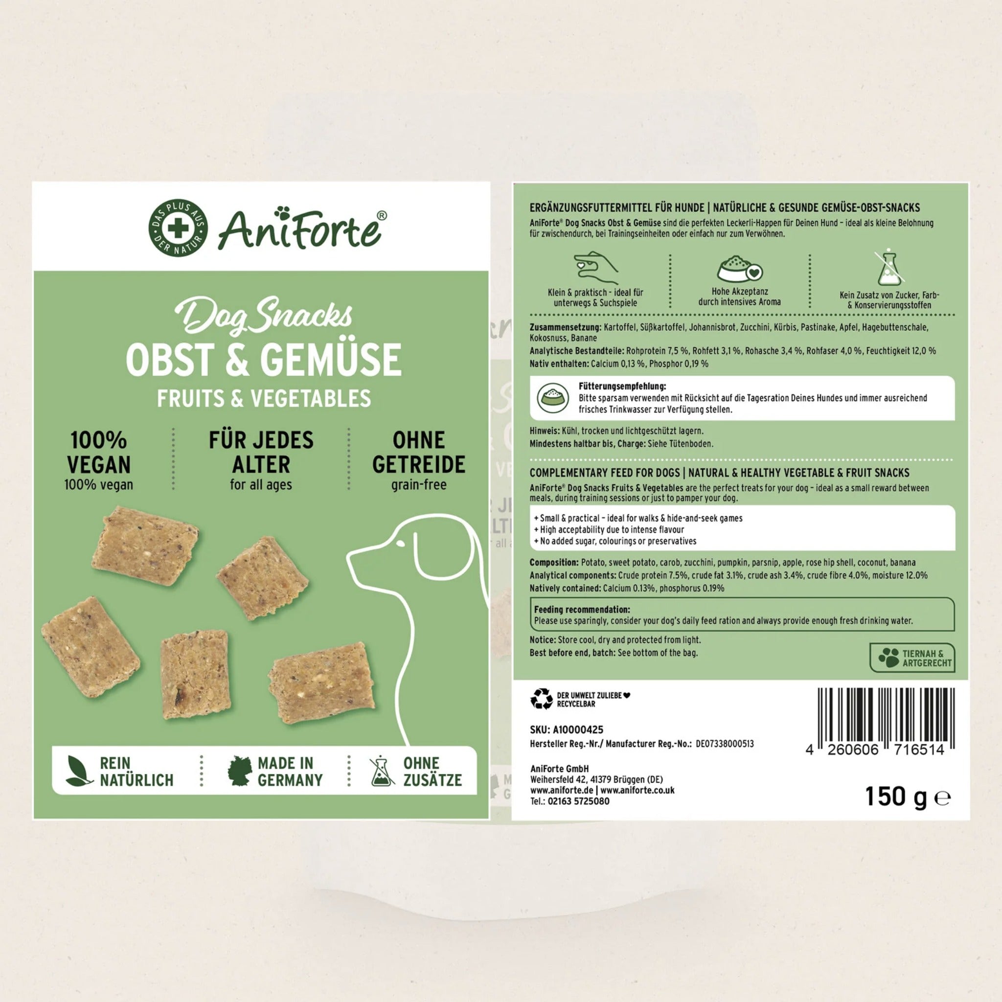 AniForte Obst & Gemüse Hundesnacks - Woofshack