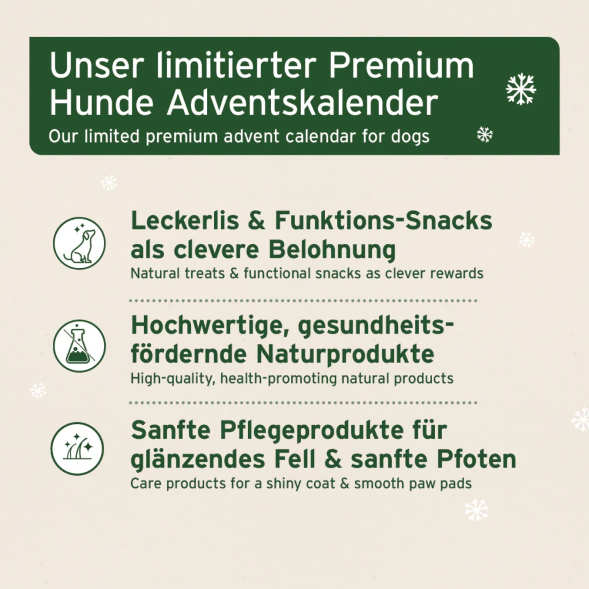 AniForte Premium Adventskalender für Hunde - Woofshack
