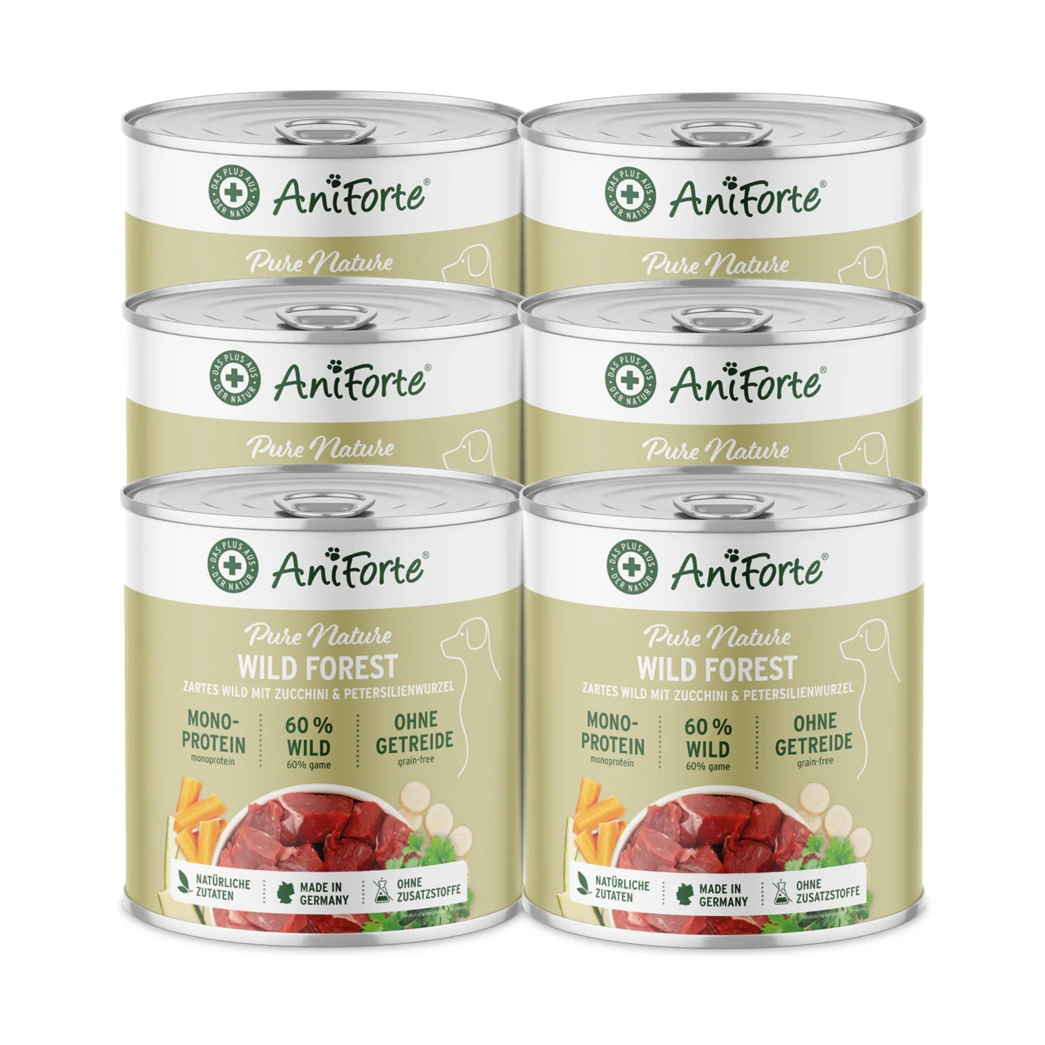 AniForte Pure Nature Wild Forest, Hunde Nassfutter - Woofshack