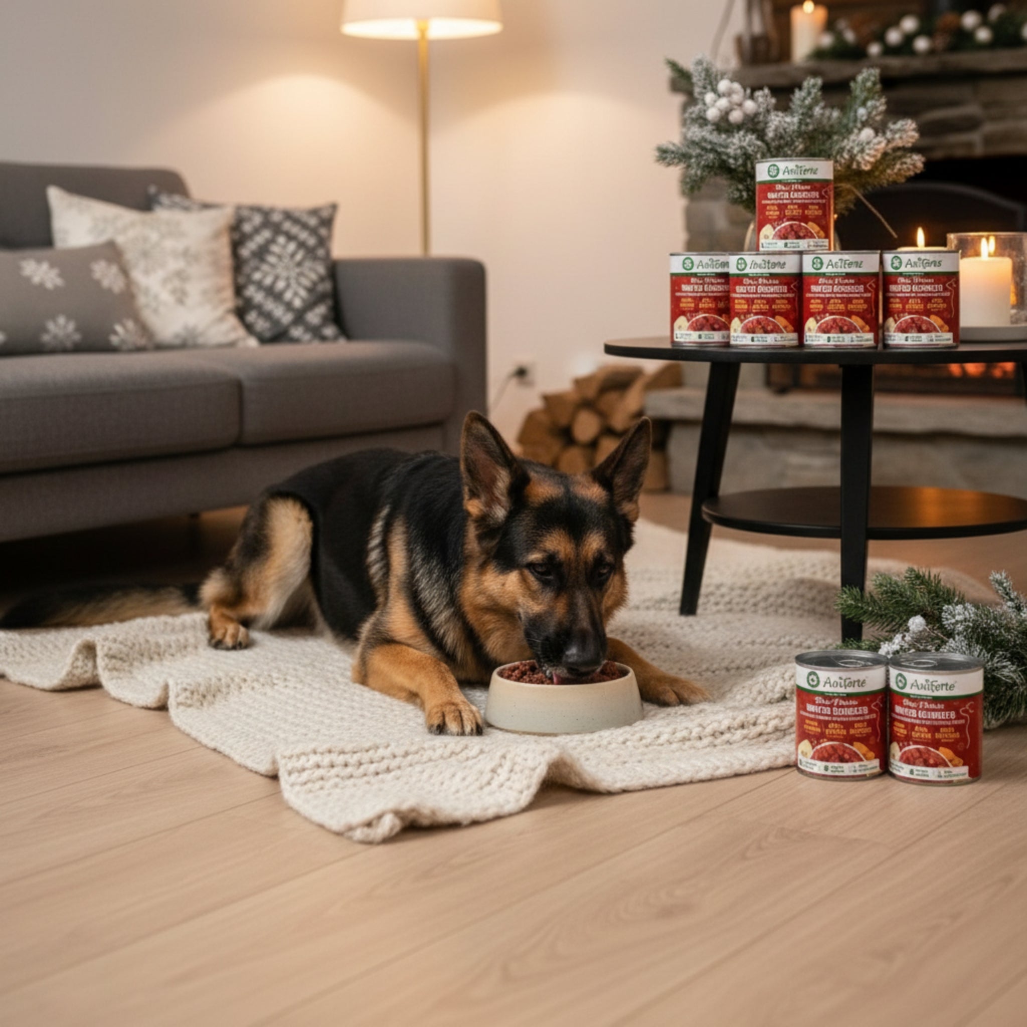 AniForte Pure Nature Winter Reindeer – Premium Hundenassfutter mit Rentier, Kürbis & Preiselbeeren für starke Abwehrkräfte