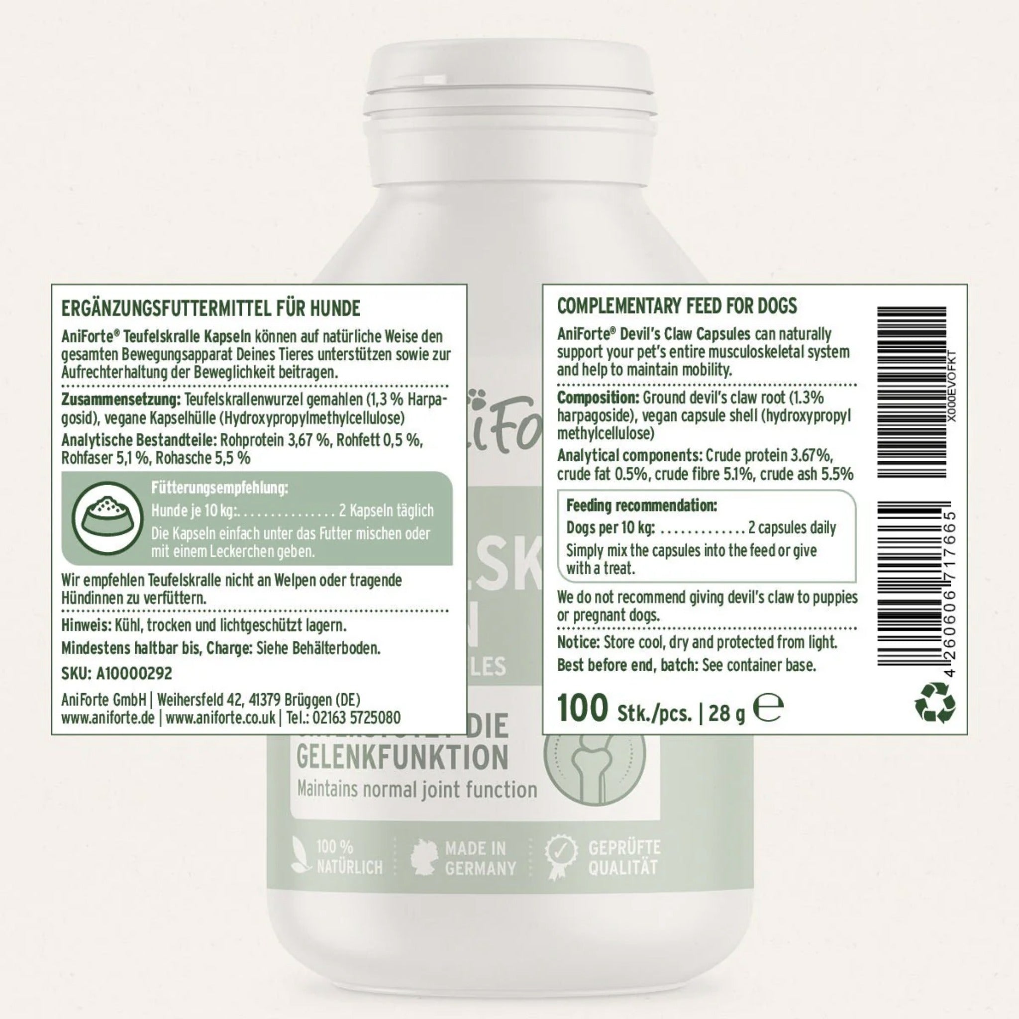 AniForte Teufelskralle Kapseln für Hunde