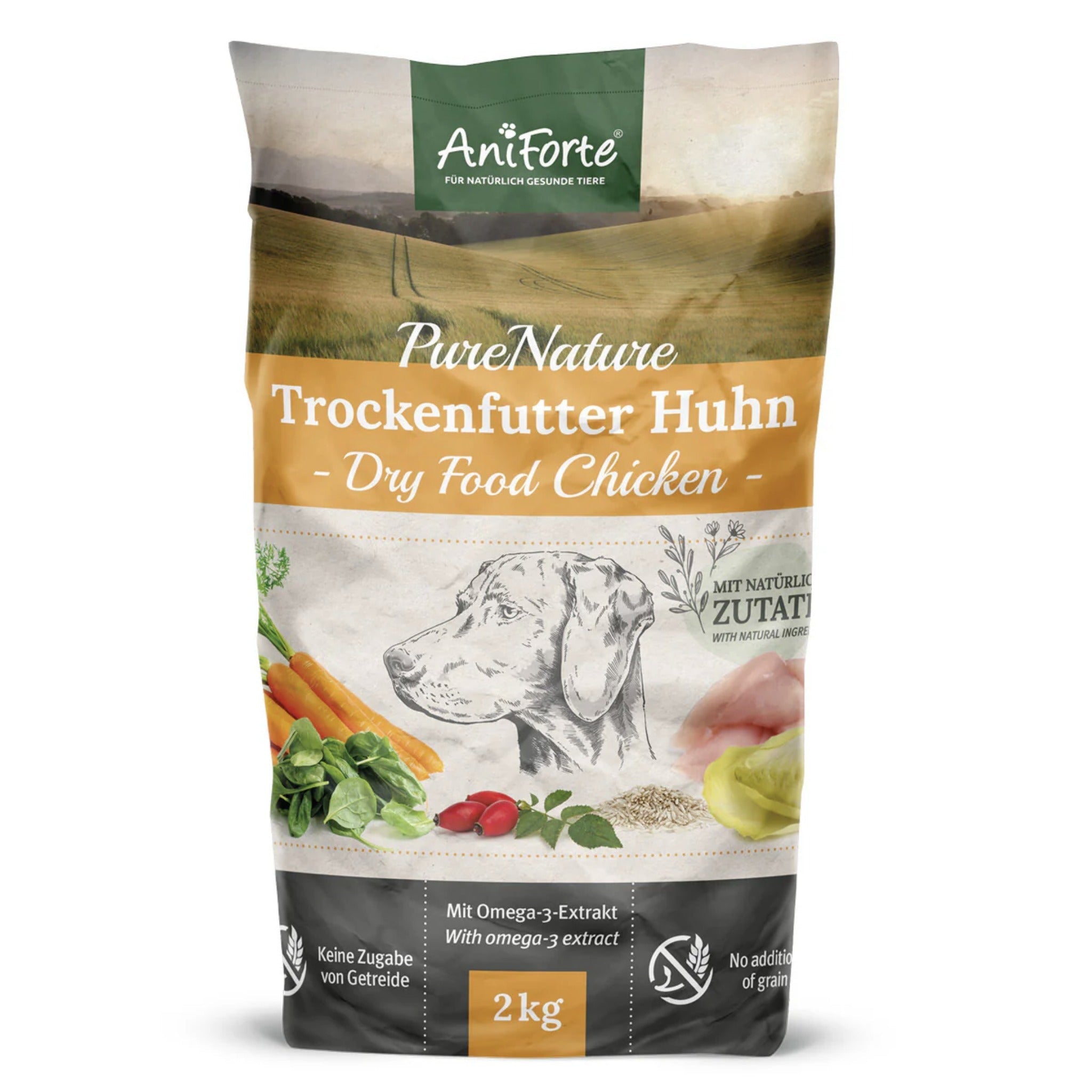 AniForte Trockenfutter Huhn für Hunde - Woofshack