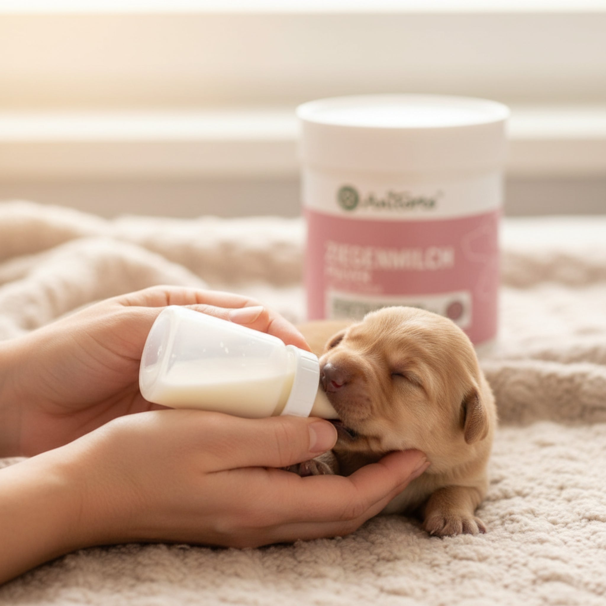 AniForte Ziegenmilch Pulver für Hunde & Katzen - Natürliche Aufzucht & Verdauung - Woofshack