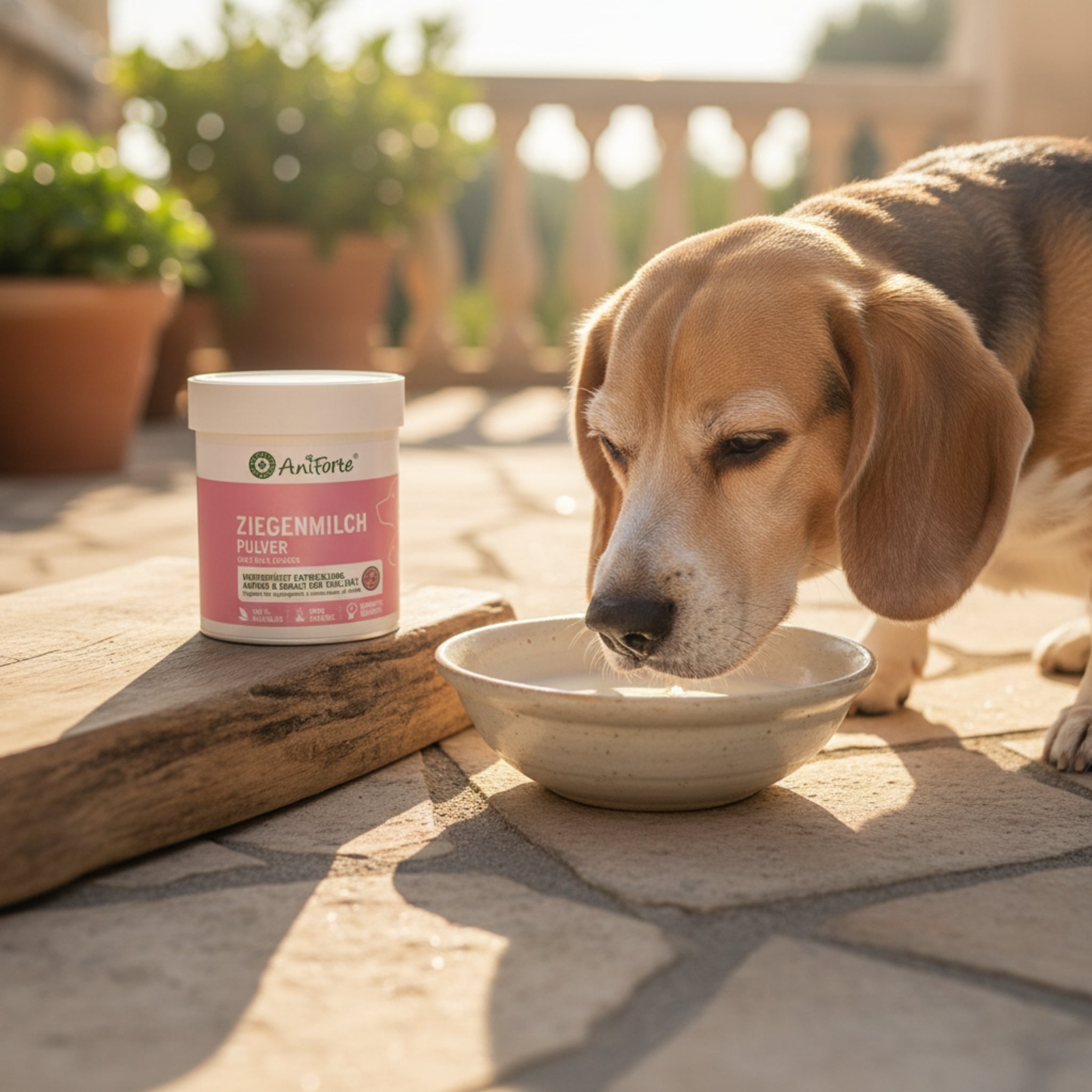 AniForte Ziegenmilch Pulver für Hunde & Katzen - Natürliche Aufzucht & Verdauung - Woofshack