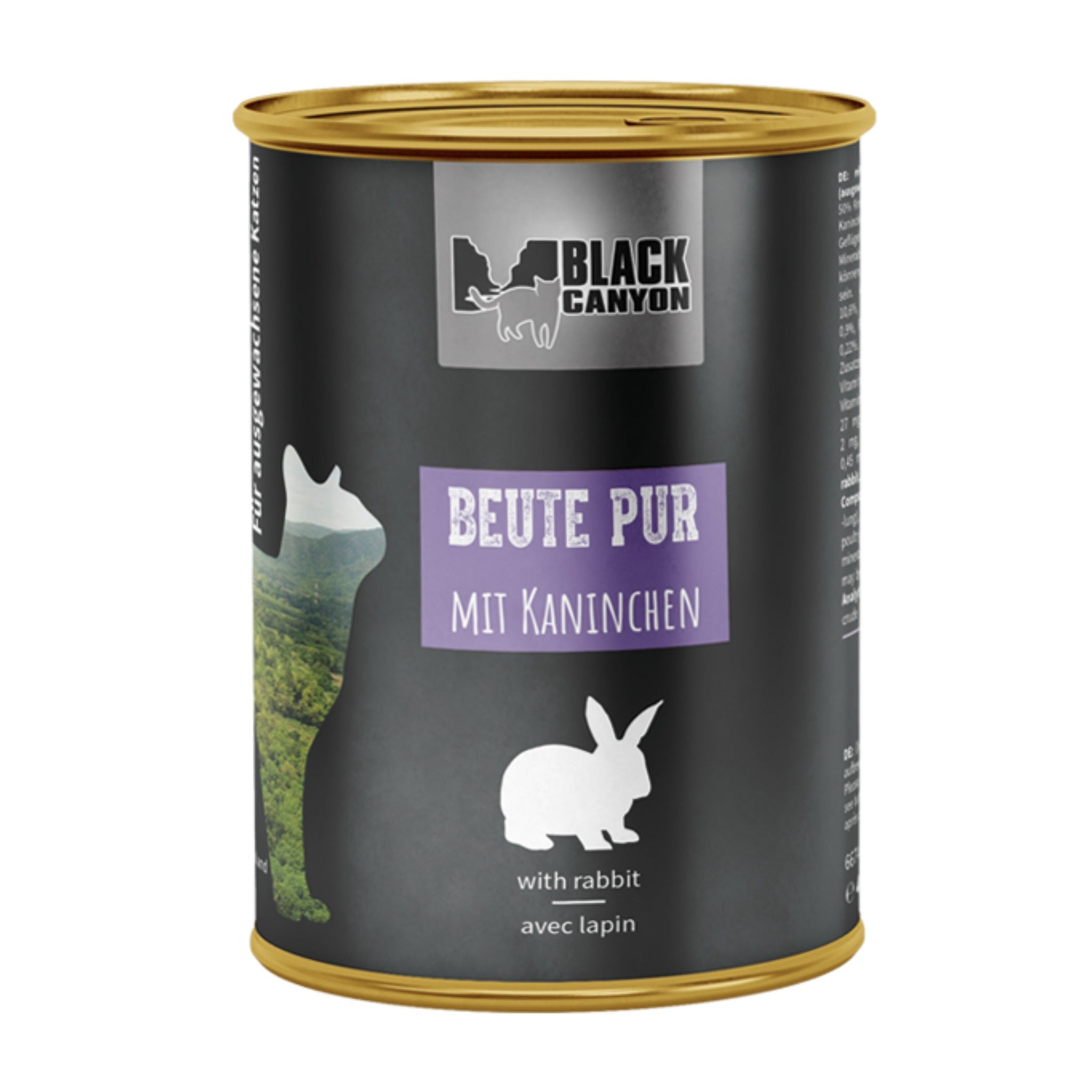 Black Canyon Beute Pur mit Kaninchen - Katzen Nassfutter - Woofshack