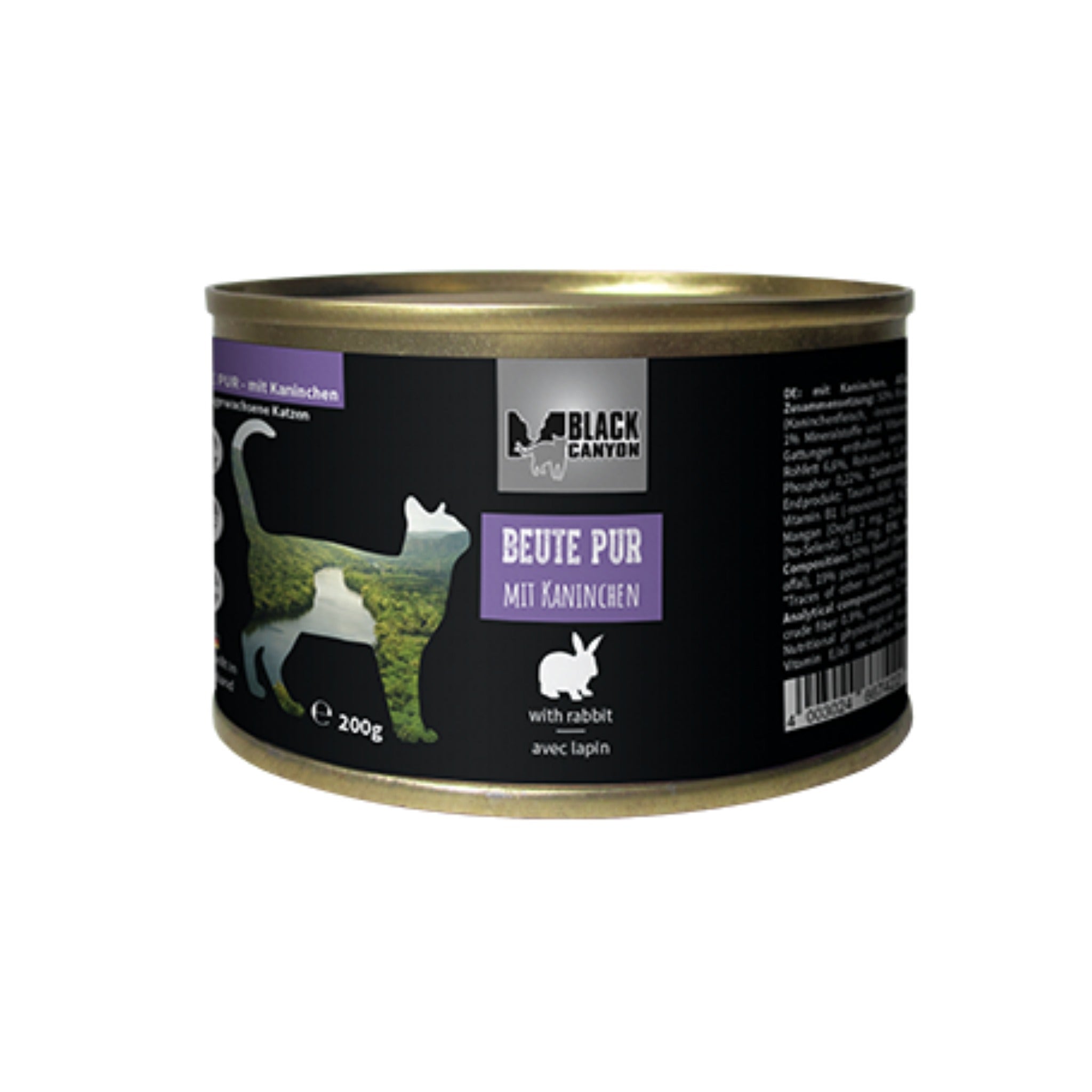 Black Canyon Beute Pur mit Kaninchen - Katzen Nassfutter - Woofshack