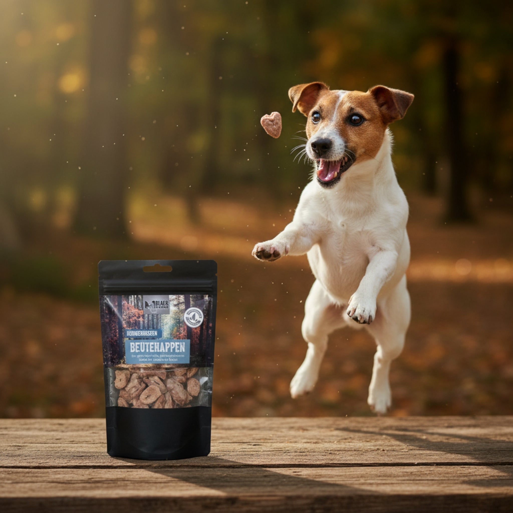 Black Canyon Beutehappen Hühnerherzen - Premium Hundesnack gefriergetrocknet - Woofshack