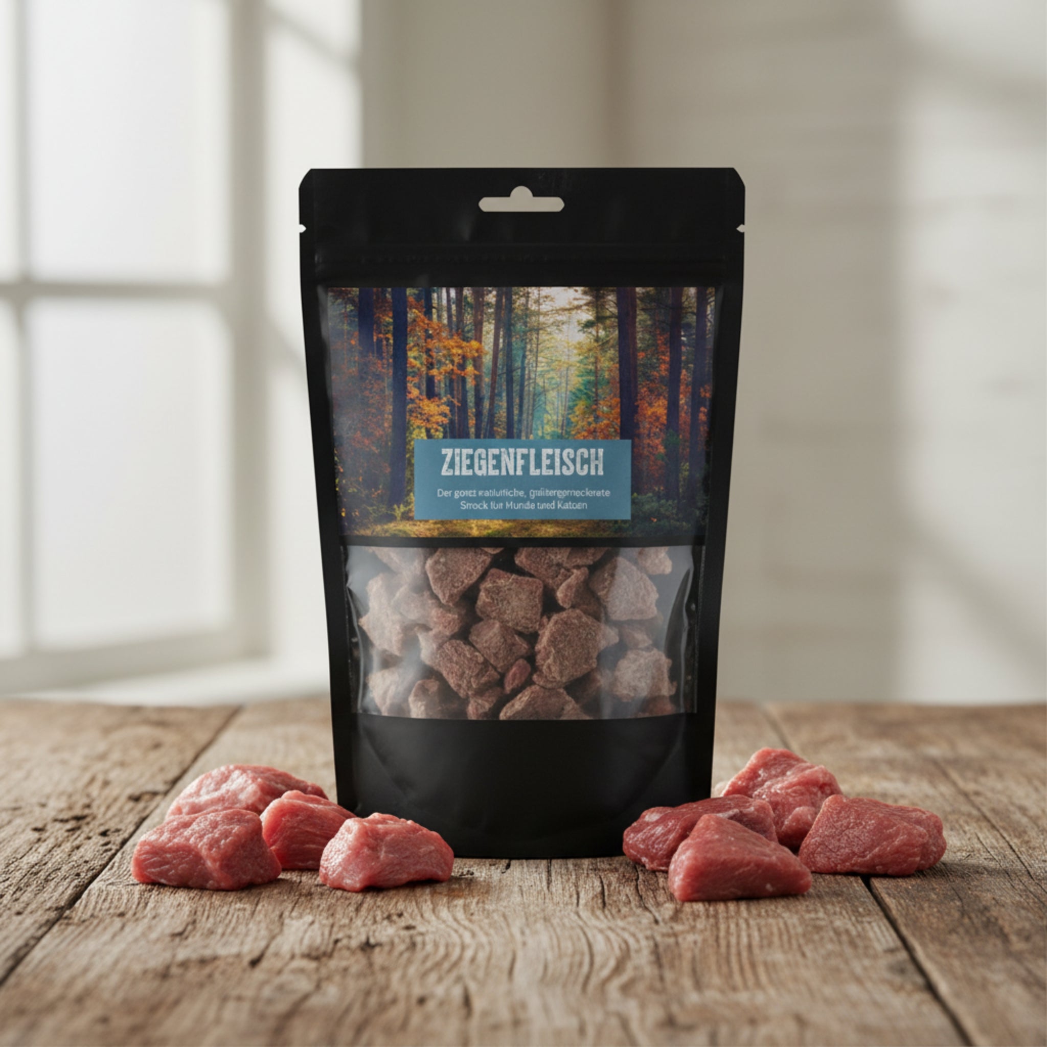 Black Canyon Beutehappen Ziegenfleisch – Premium Trainingssnack für Hunde & Katzen | Natürlich, Proteinreich & Ideal für Sensible Mägen - Woofshack