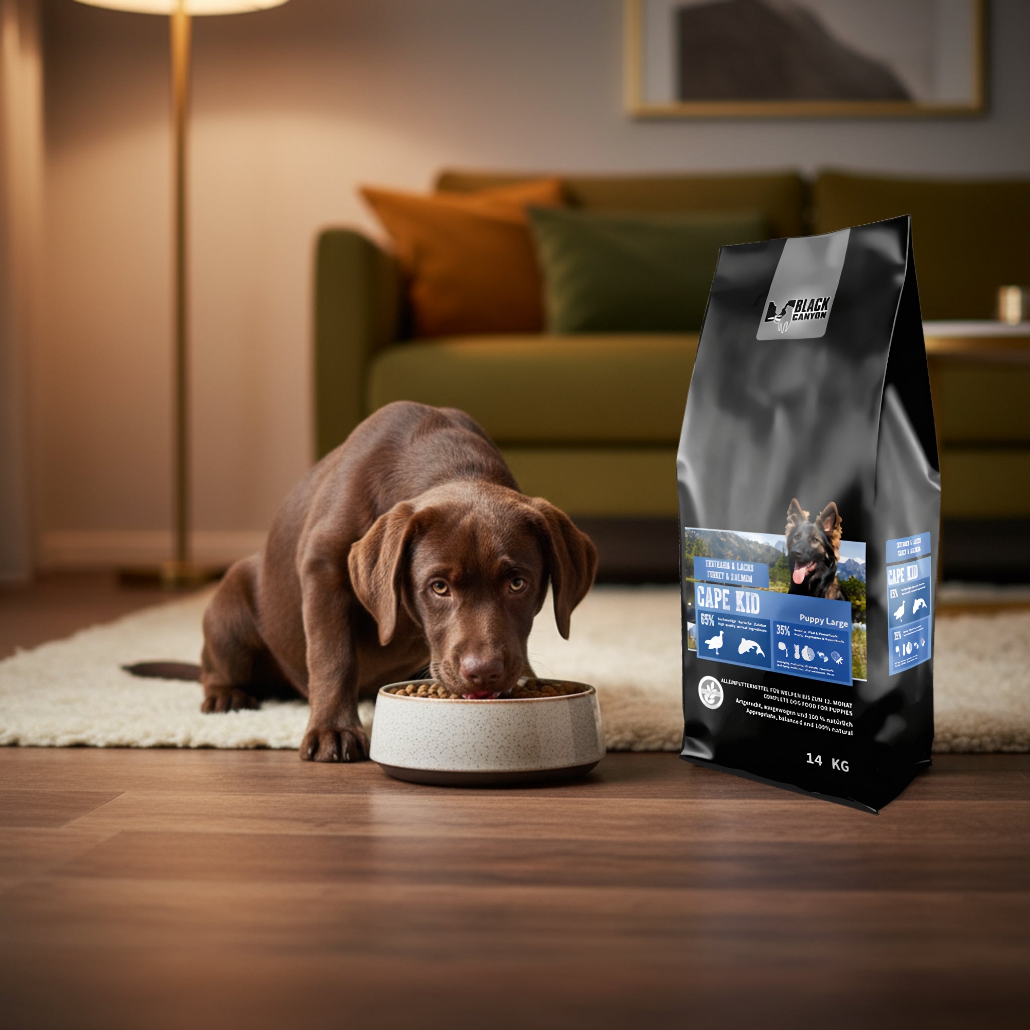 Black Canyon Cape Kid - Puppy Large - Truthahn & Lachs - Woofshack