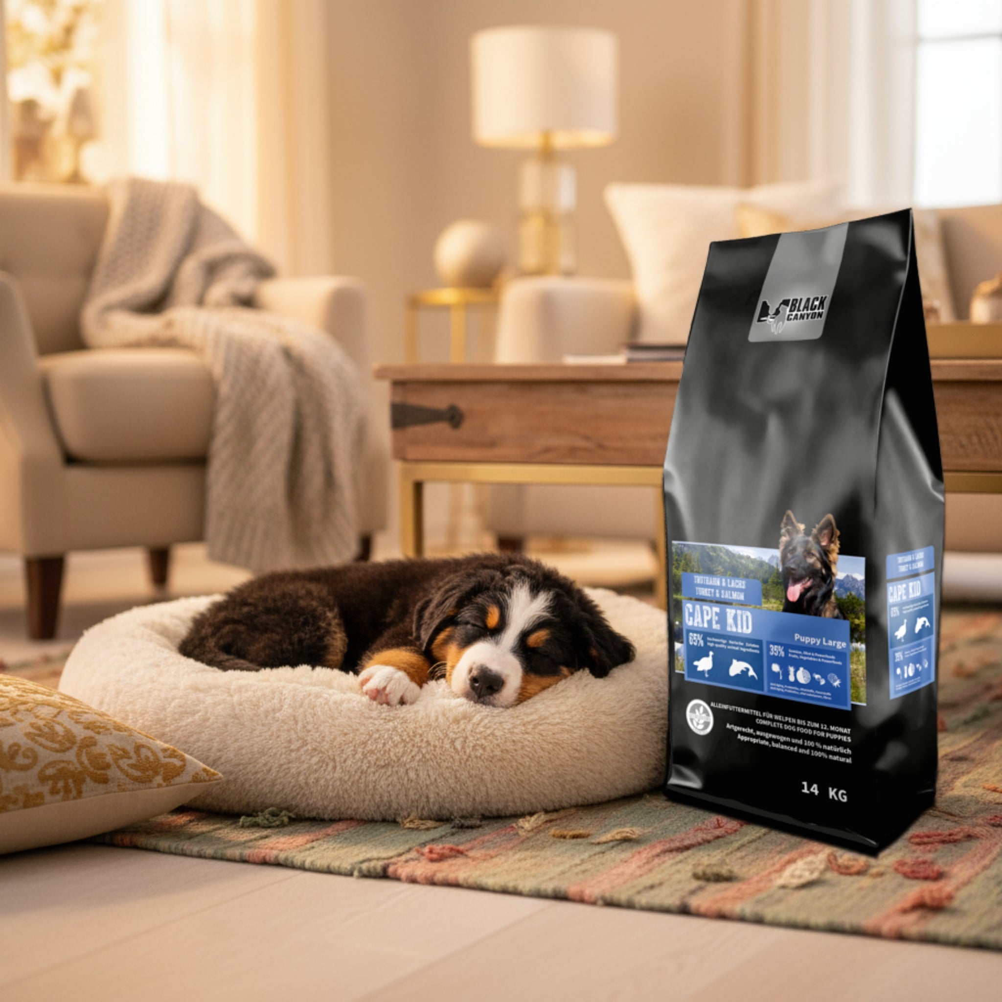 Black Canyon Cape Kid - Puppy Large - Truthahn & Lachs - Woofshack