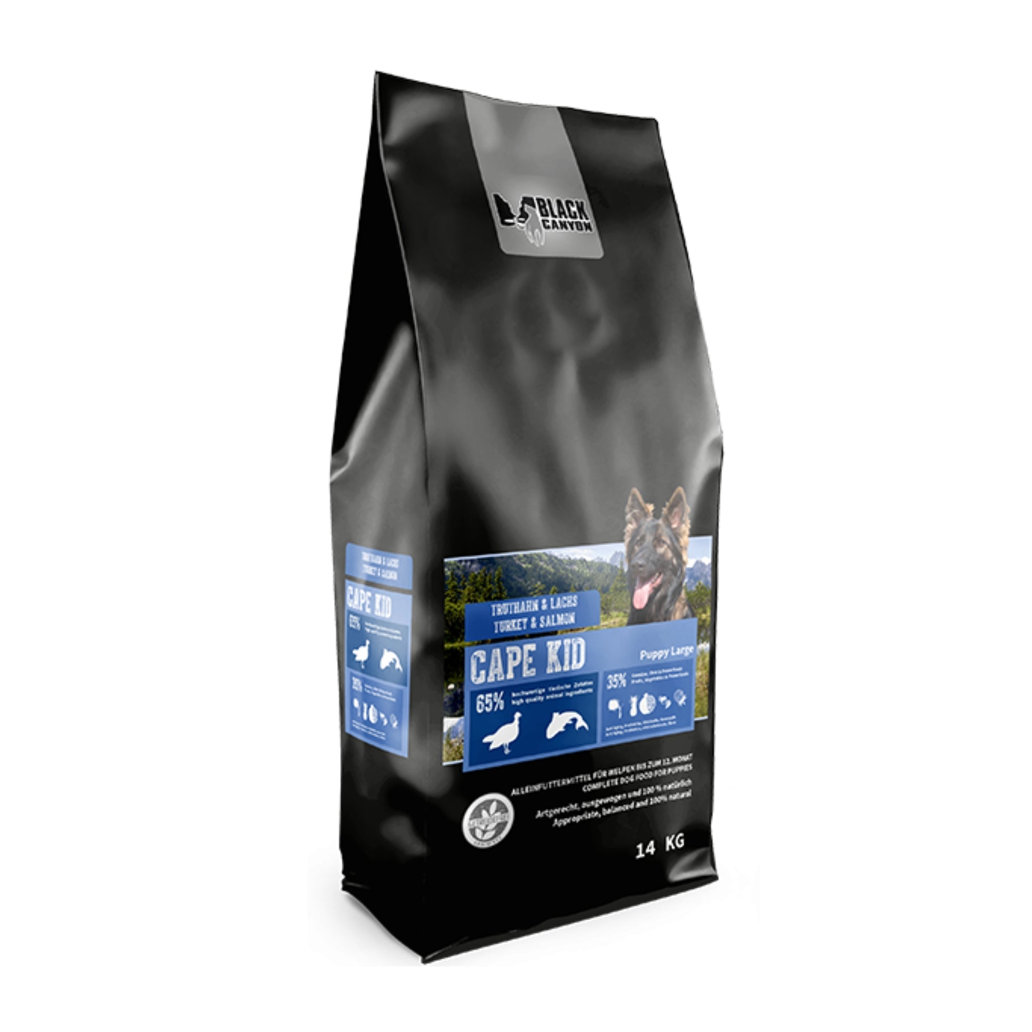 Black Canyon Cape Kid - Puppy Large - Truthahn & Lachs - Woofshack