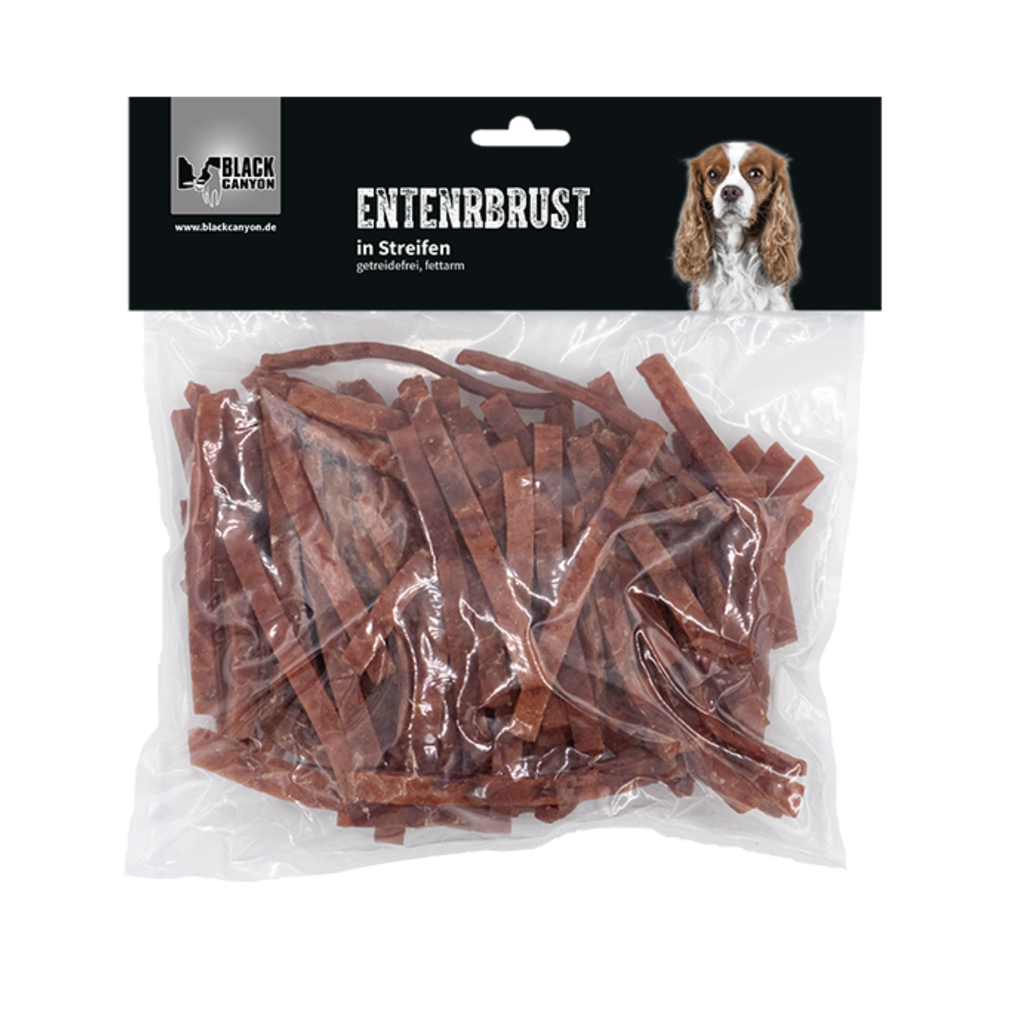Black Canyon Entenbrust in Streifen, Hunde Kausnack - Woofshack