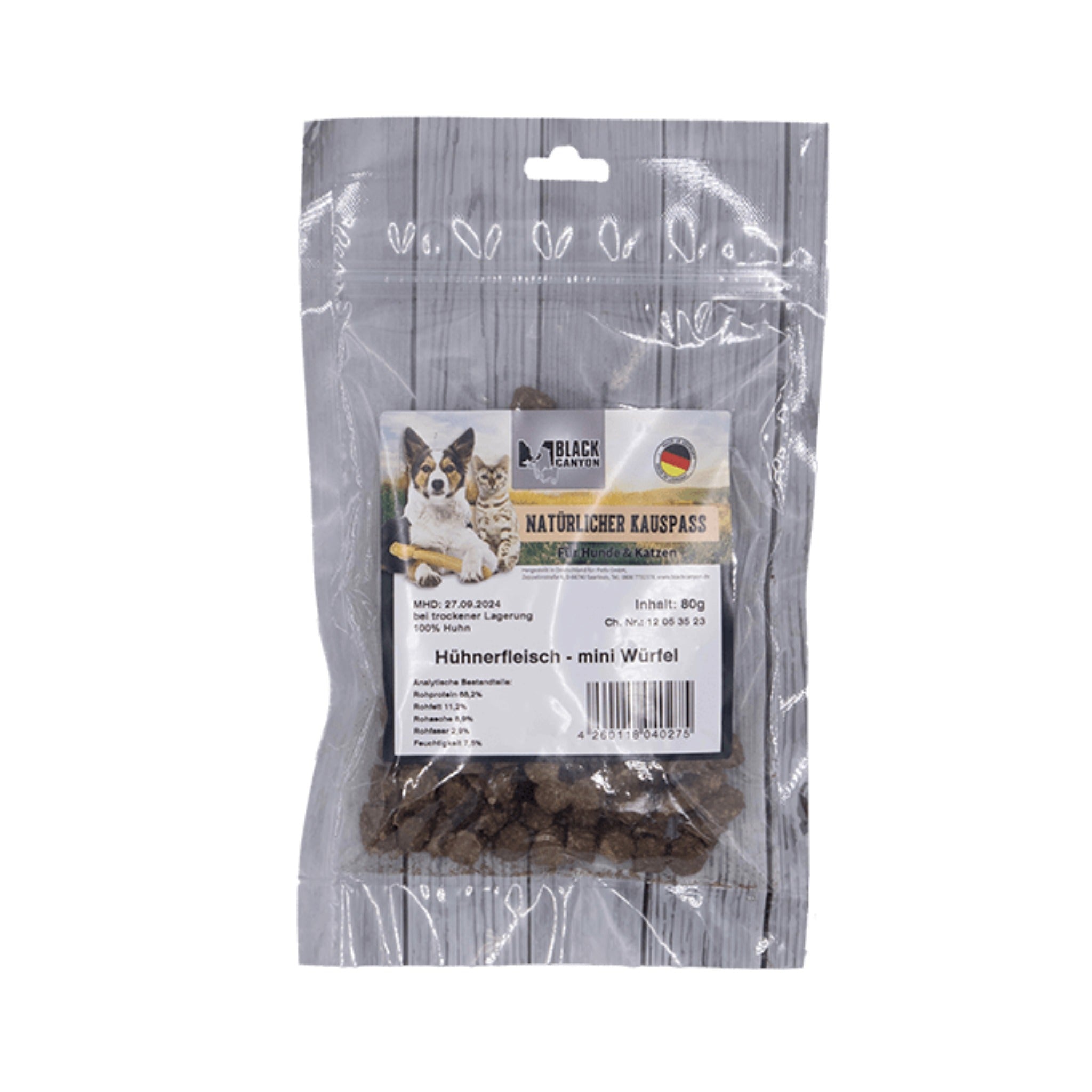 Black Canyon Hühnerfleisch Mini Würfel, Kausnack - Woofshack