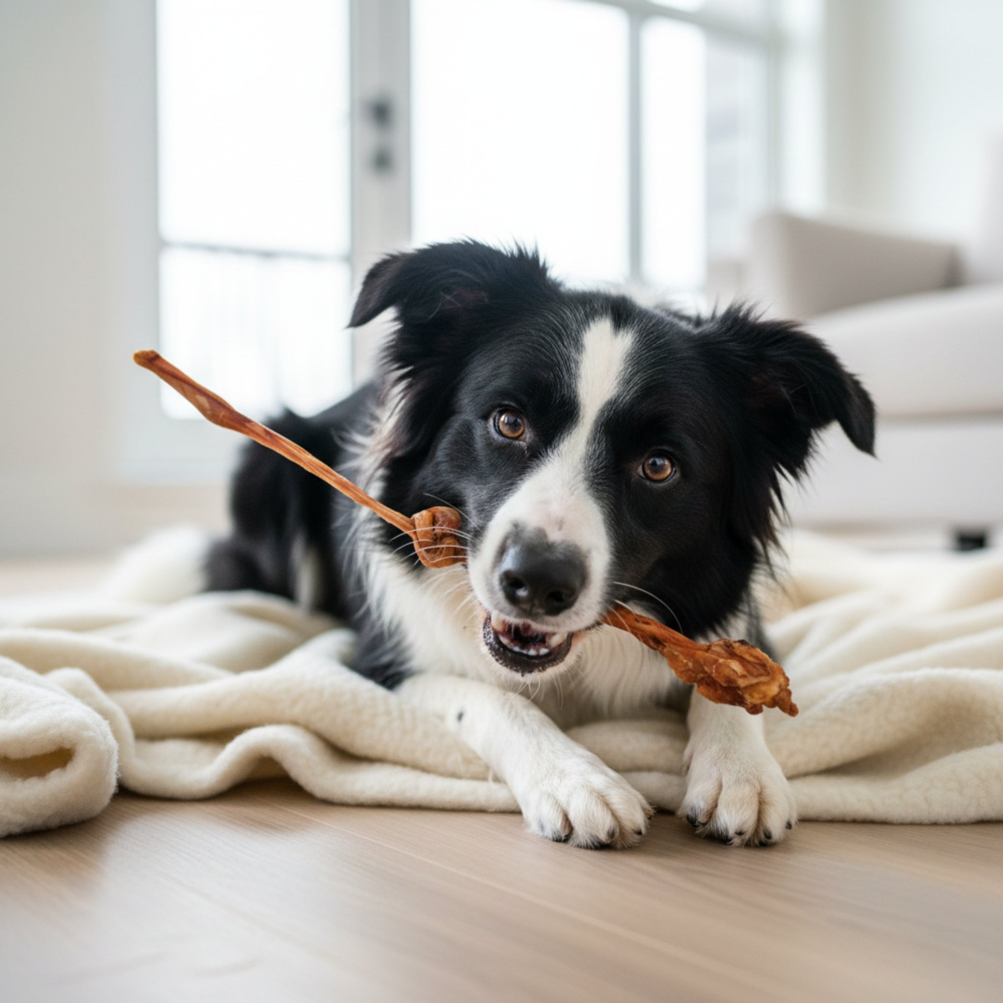 Black Canyon Kalbs - Ziemerknoten – Premium Kausnack für langanhaltende Beschäftigung & Zahnpflege - Woofshack