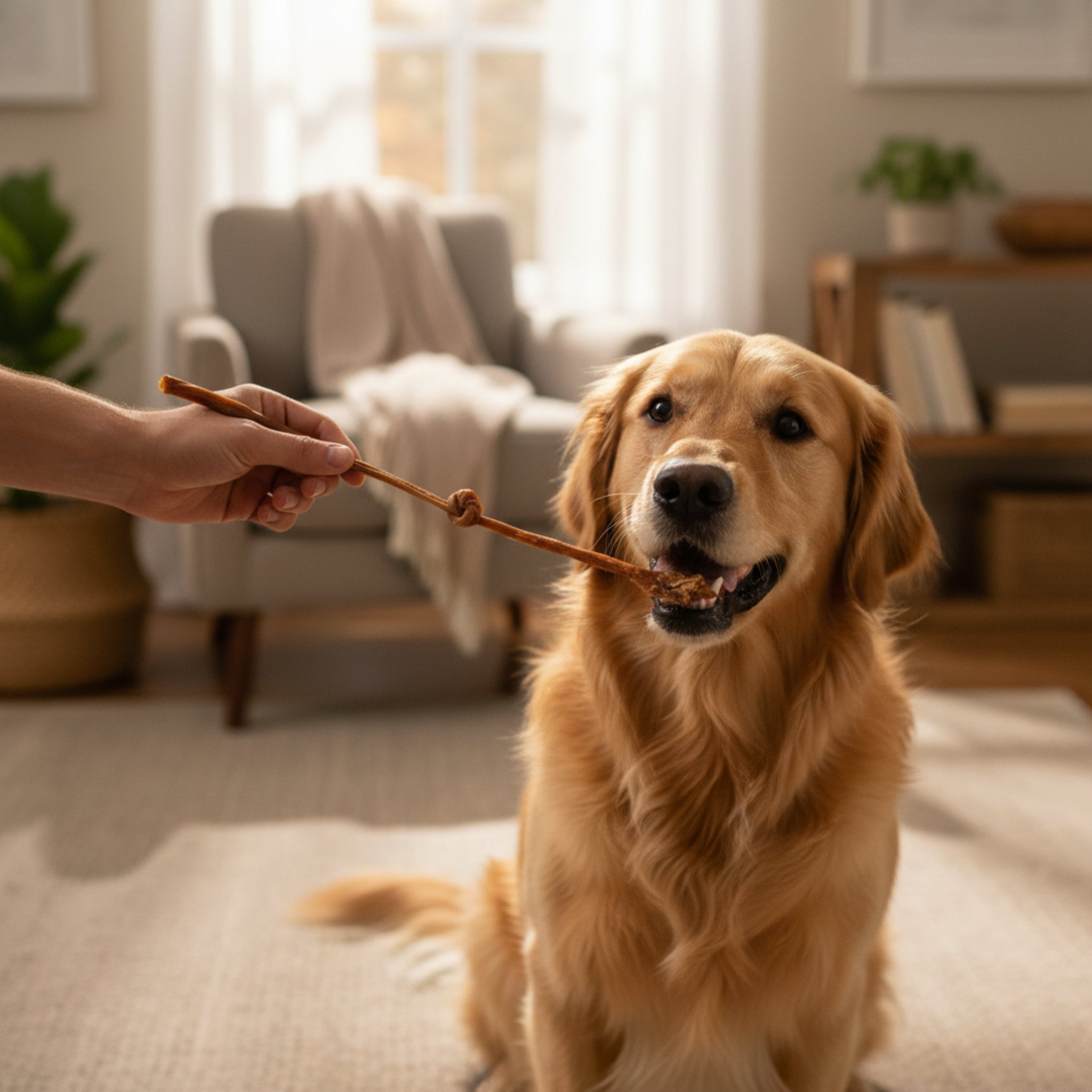 Black Canyon Kalbs - Ziemerknoten – Premium Kausnack für langanhaltende Beschäftigung & Zahnpflege - Woofshack