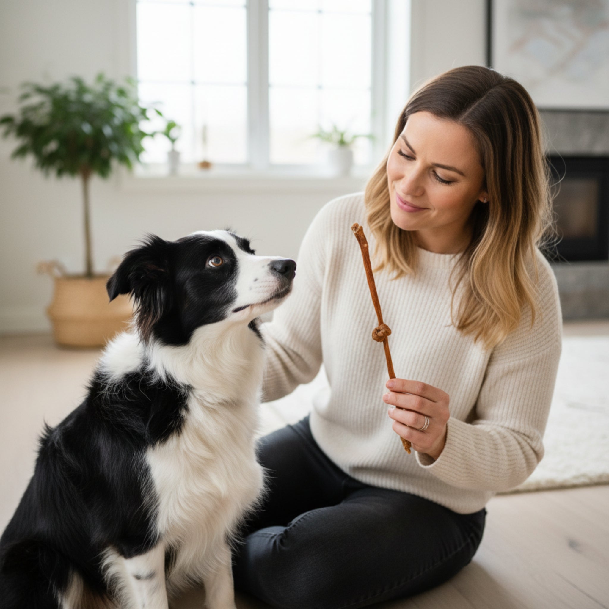 Black Canyon Kalbs - Ziemerknoten – Premium Kausnack für langanhaltende Beschäftigung & Zahnpflege - Woofshack