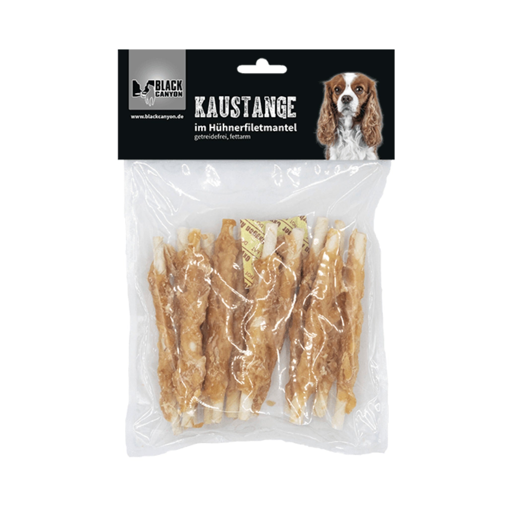 Black Canyon Kaustange im Hühnerfiletmantel, Hunde Kausnack - Woofshack