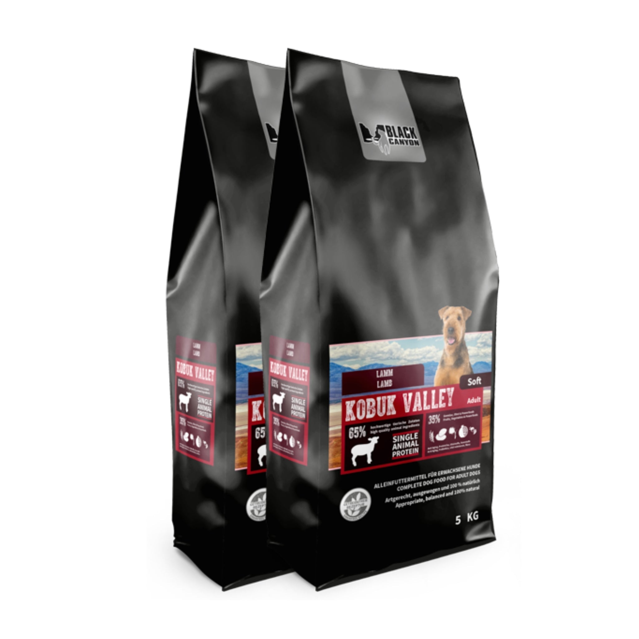 Black Canyon Kobuk Valley Soft – Singleprotein Lamm – Hypoallergenes Trockenfutter für sensible Hunde - Woofshack