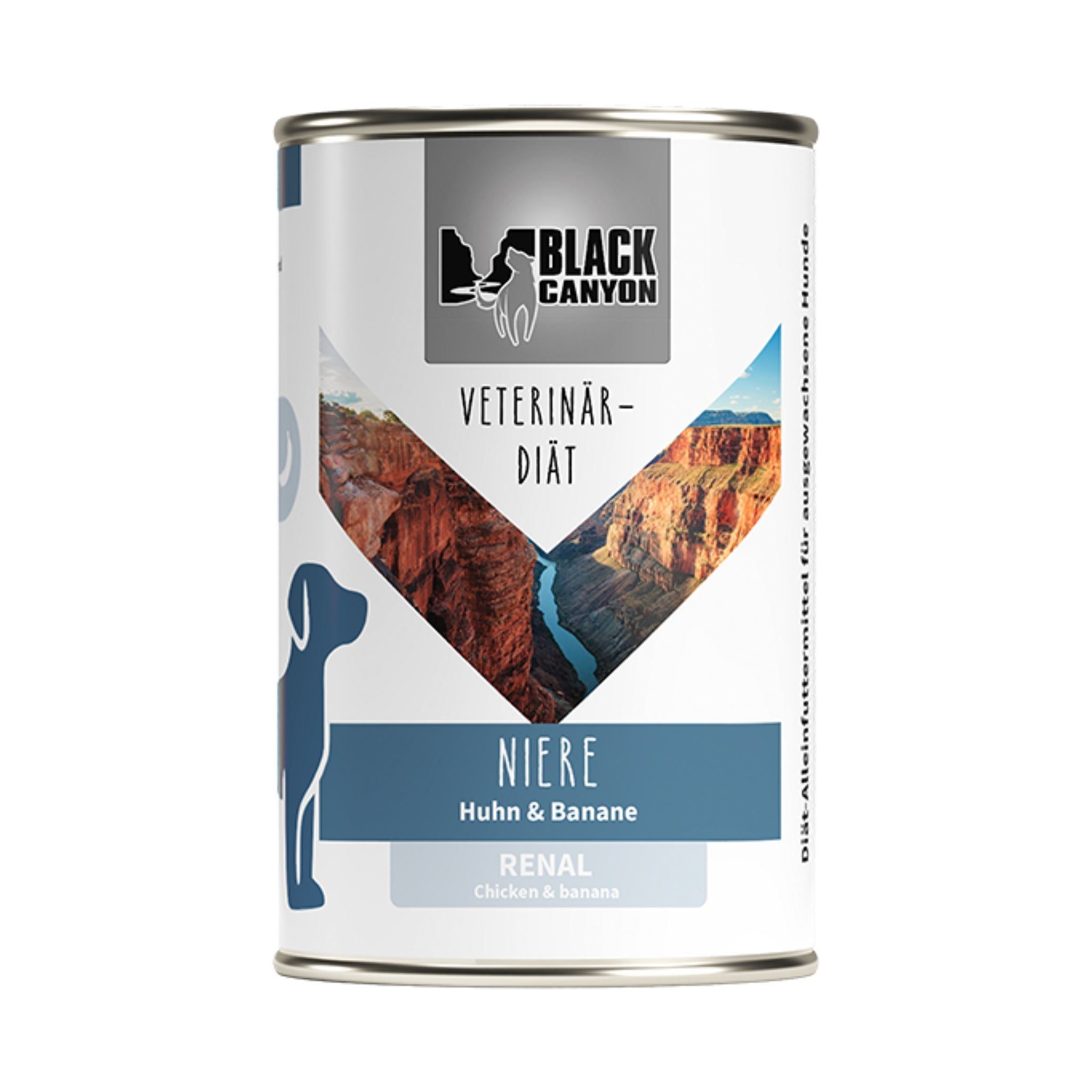 Black Canyon Niere – Veterinär-Diät-Nassfutter für ausgewachsene Hunde mit Nierenerkrankung | Huhn & Banane, glutenfrei, schonend gegart - Woofshack