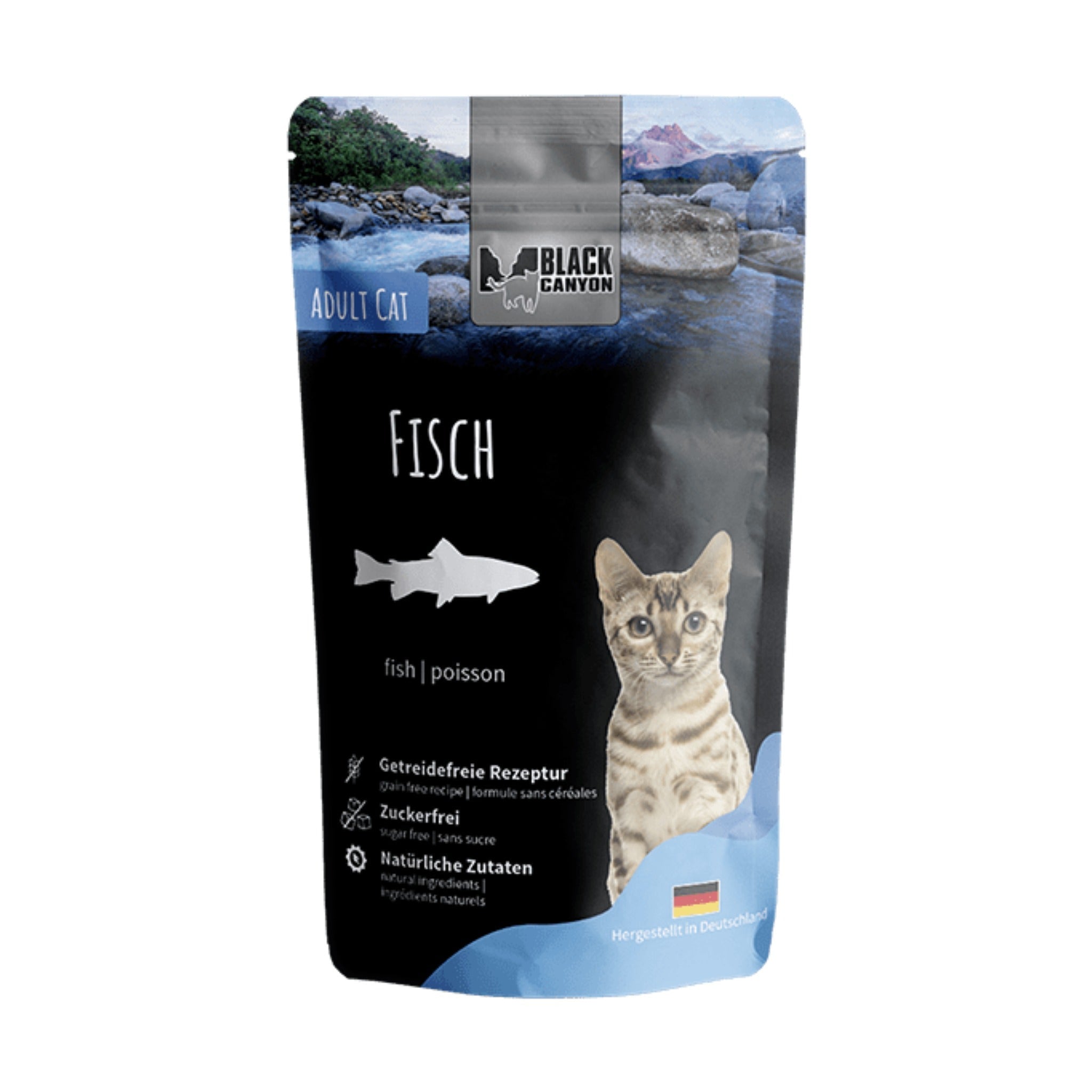 Black Canyon Pouch Fisch - Katzen Nassfutter - Woofshack