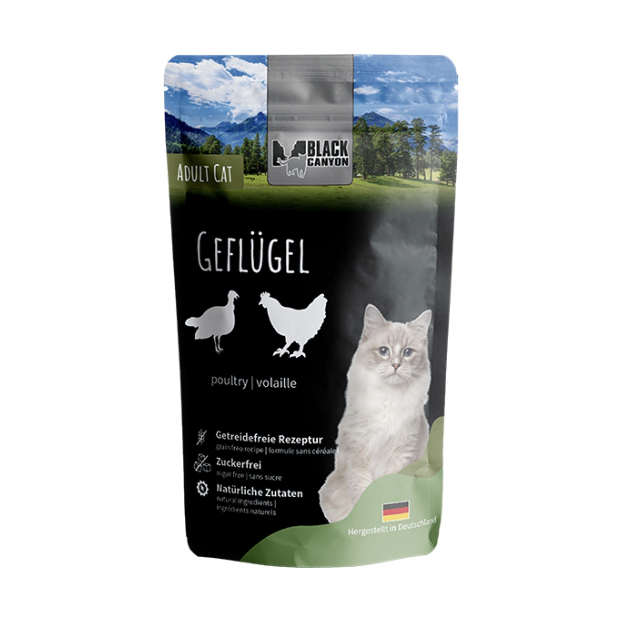 Black Canyon Pouch Geflügel - Katzen Nassfutter - Woofshack