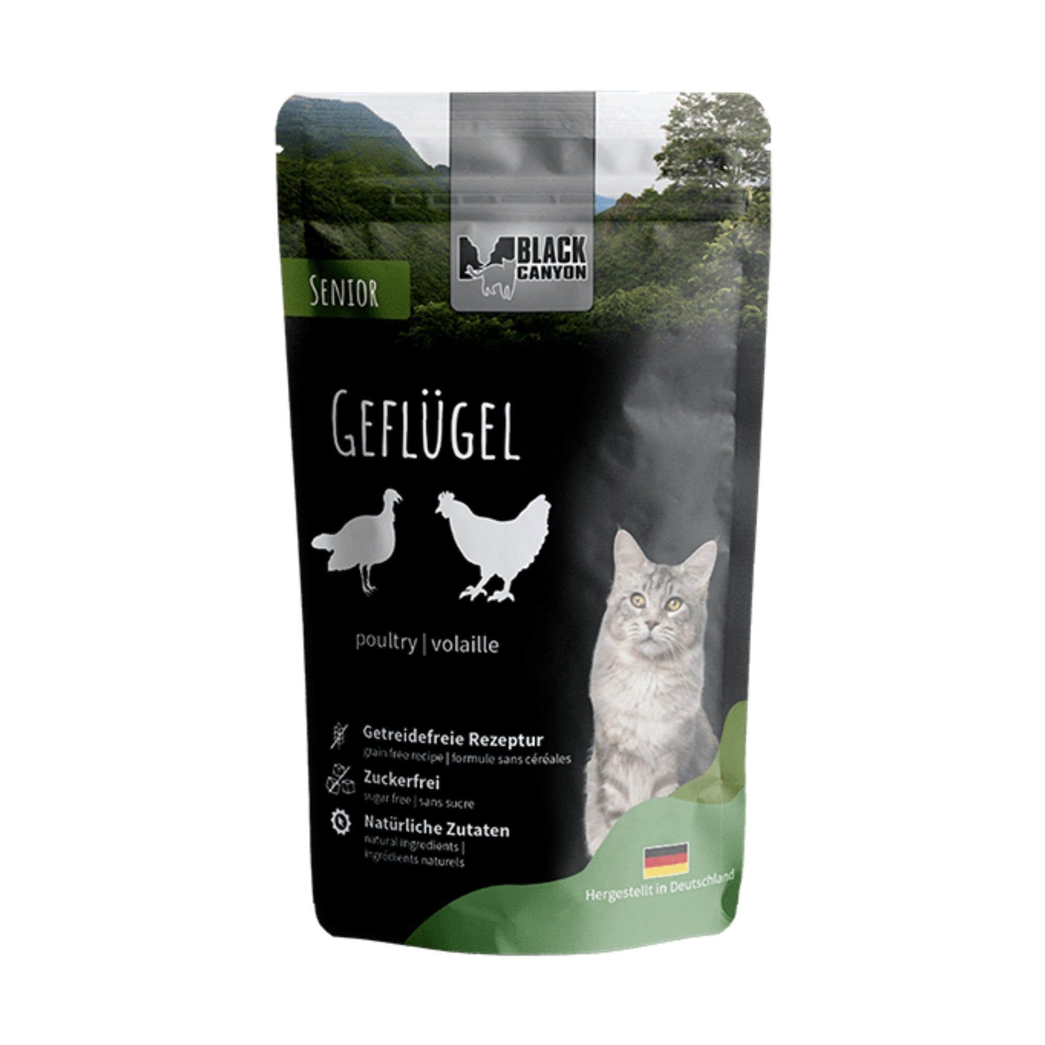 Black Canyon Pouch Geflügel Senior - Katzen Nassfutter - Woofshack
