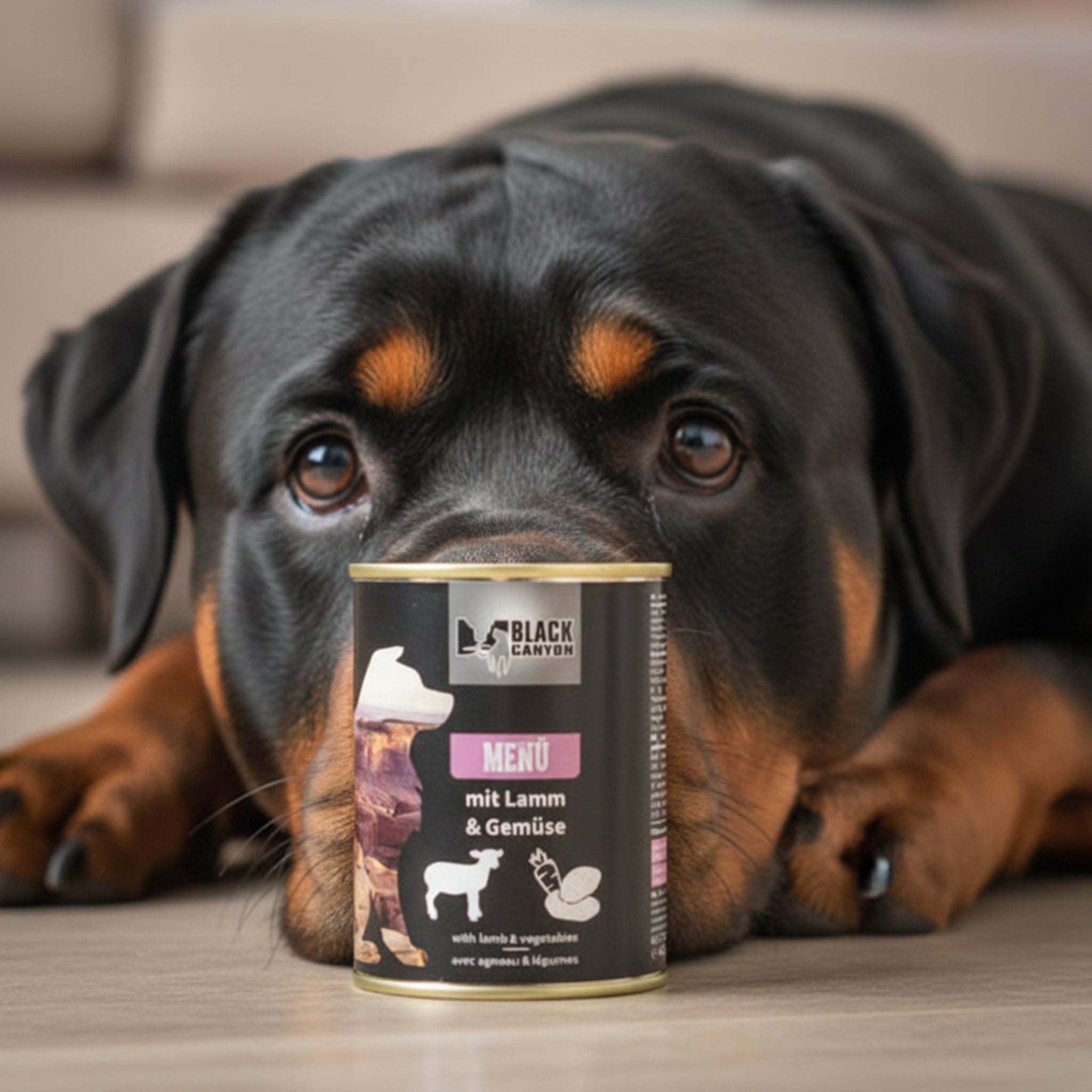 Black Canyon Premium - Menü mit Lamm & Gemüse – Getreidefreies Nassfutter für Hunde mit empfindlicher Verdauung & Allergien - Woofshack