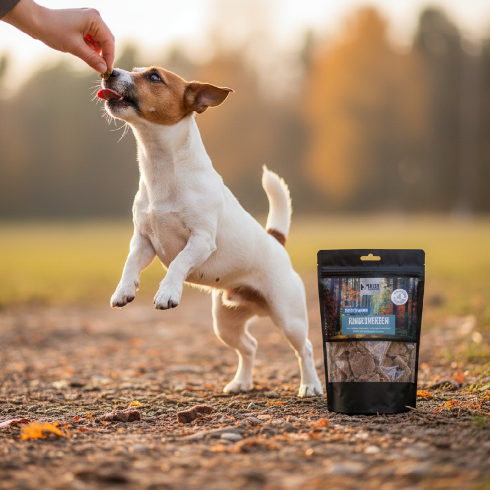 Black Canyon Rinderherzen – Luftgetrocknete Premium - Belohnung für Hunde & Katzen | Natürlicher Trainingssnack | Getreidefrei & Proteinreich - Woofshack