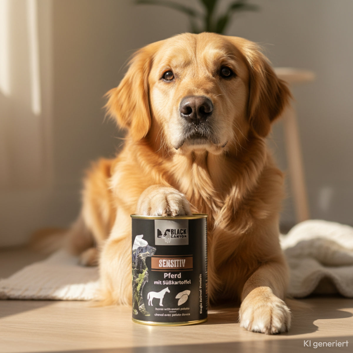 Black Canyon Sensitiv Pferd mit Süßkartoffel – Hypoallergenes Premium-Nassfutter für Hunde mit Futtermittelallergien und empfindlichem Magen