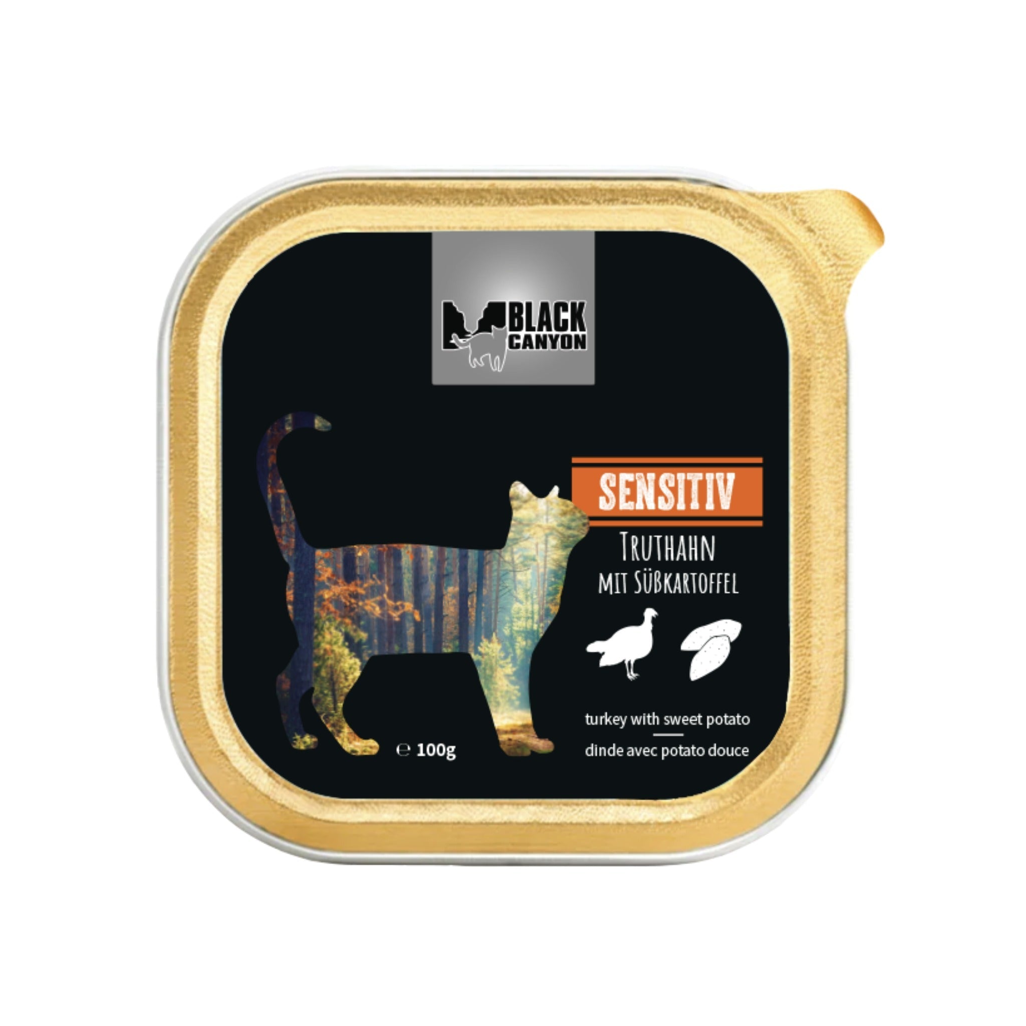 Black Canyon Sensitiv Truthahn & Süßkartoffel - Katzen Nassfutter - Woofshack