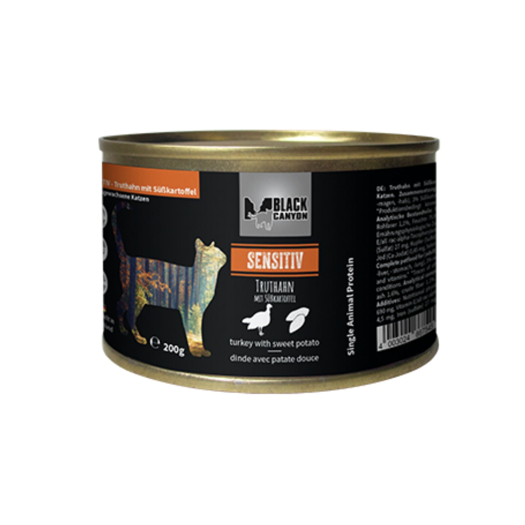 Black Canyon Sensitiv Truthahn & Süßkartoffel - Katzen Nassfutter - Woofshack