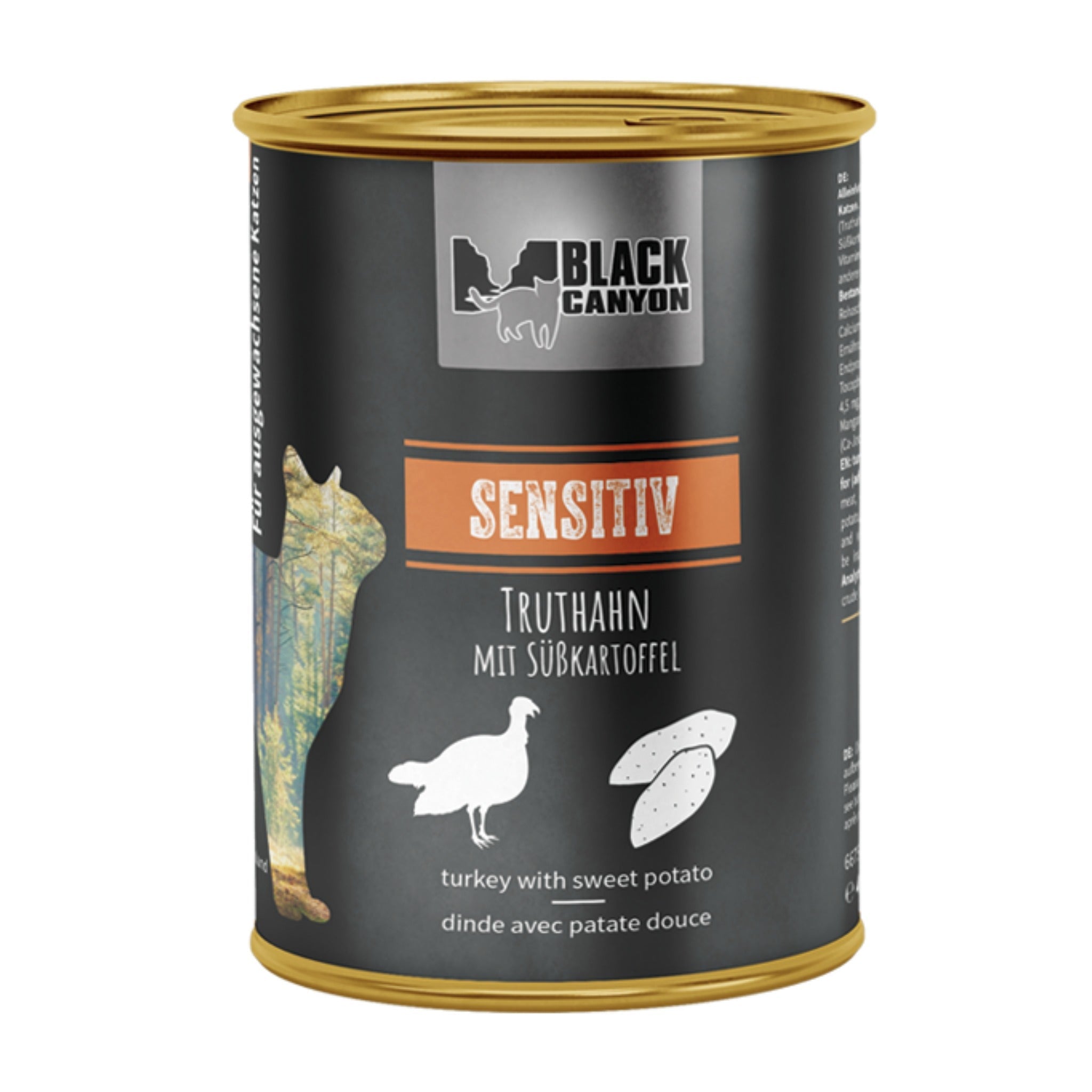Black Canyon Sensitiv Truthahn & Süßkartoffel - Katzen Nassfutter - Woofshack
