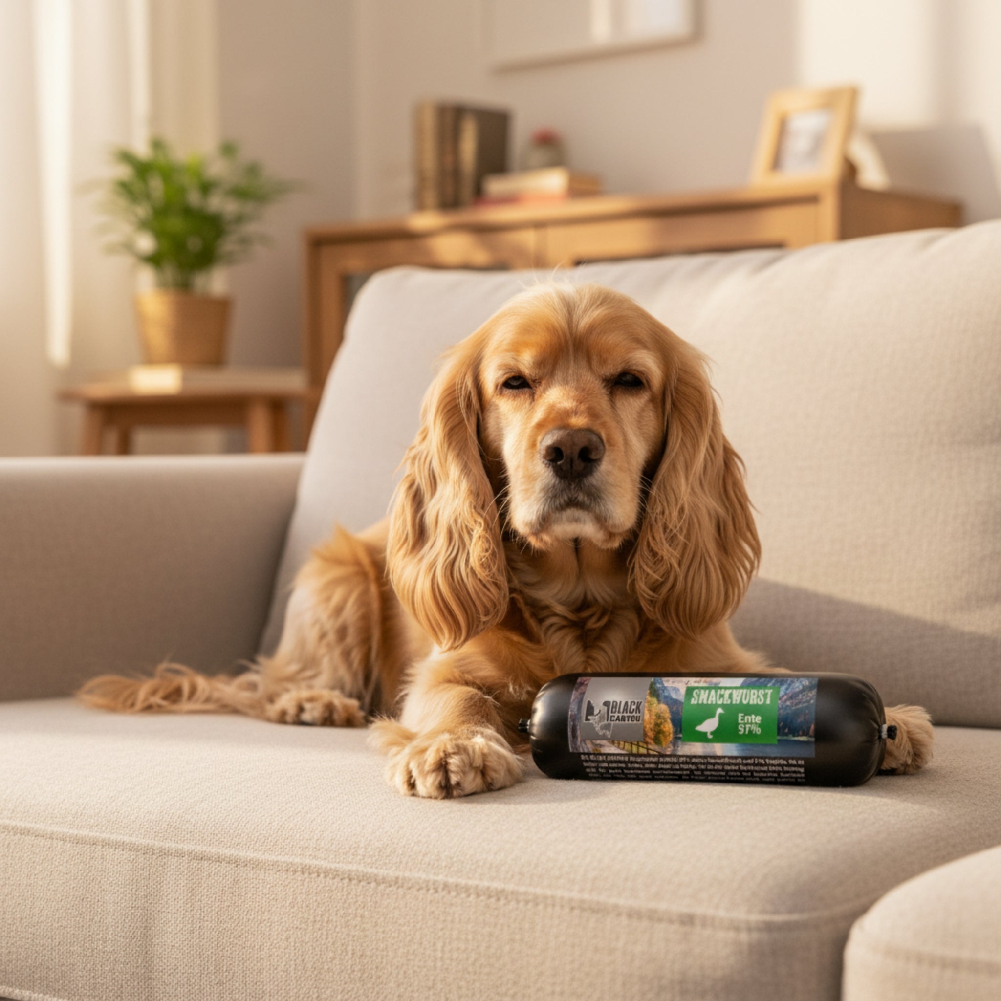 Black Canyon Snackwurst Ente – Premium Hundewurst mit Entenfleisch für Training, Belohnung & Genuss - Woofshack
